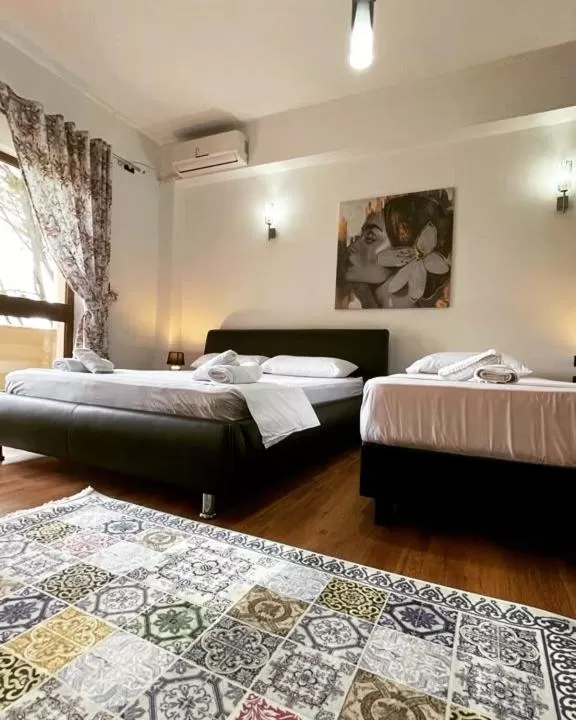 Bed in Hotel Ambasador