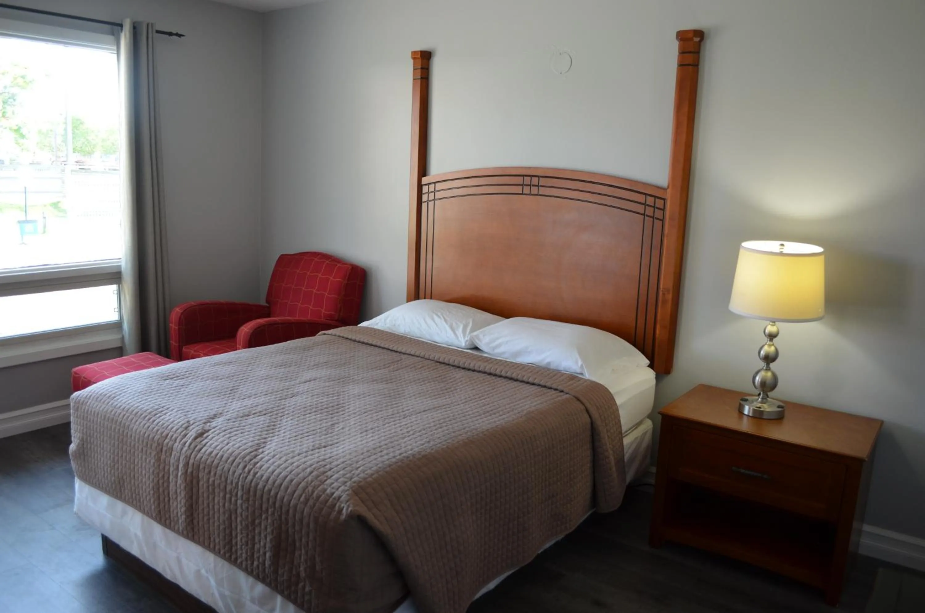 Bedroom, Bed in Studio 1 Motel