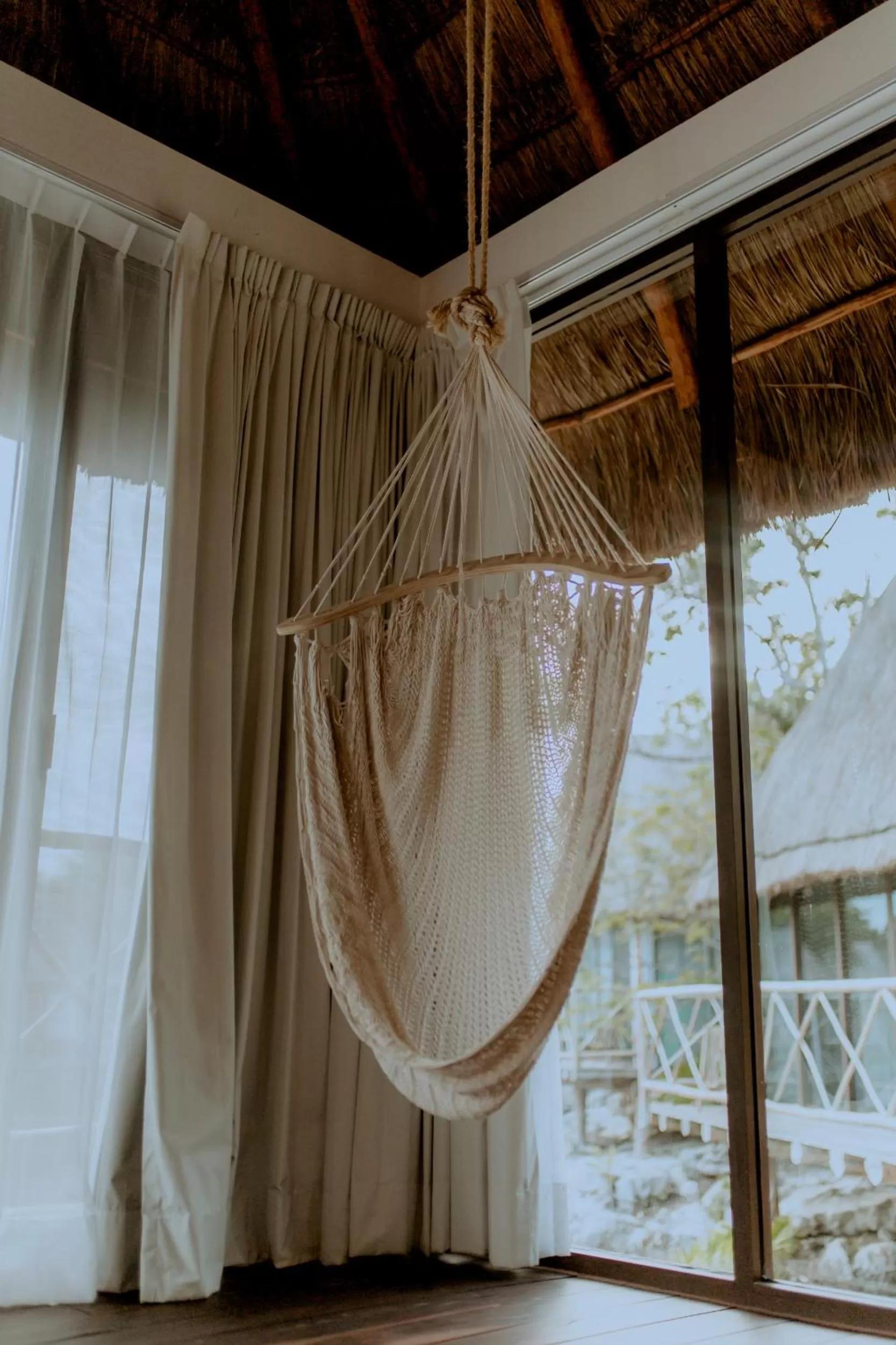 Decorative detail in Zamna eco-lodge Tulum