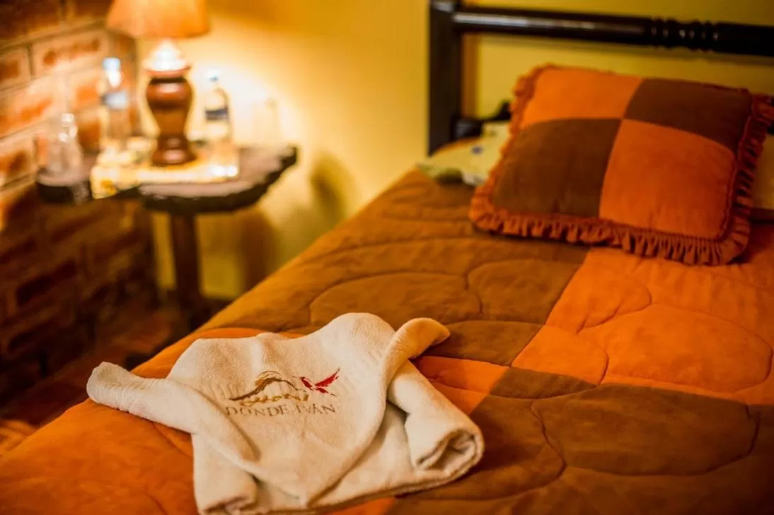 Bed in Hotel Donde Ivan