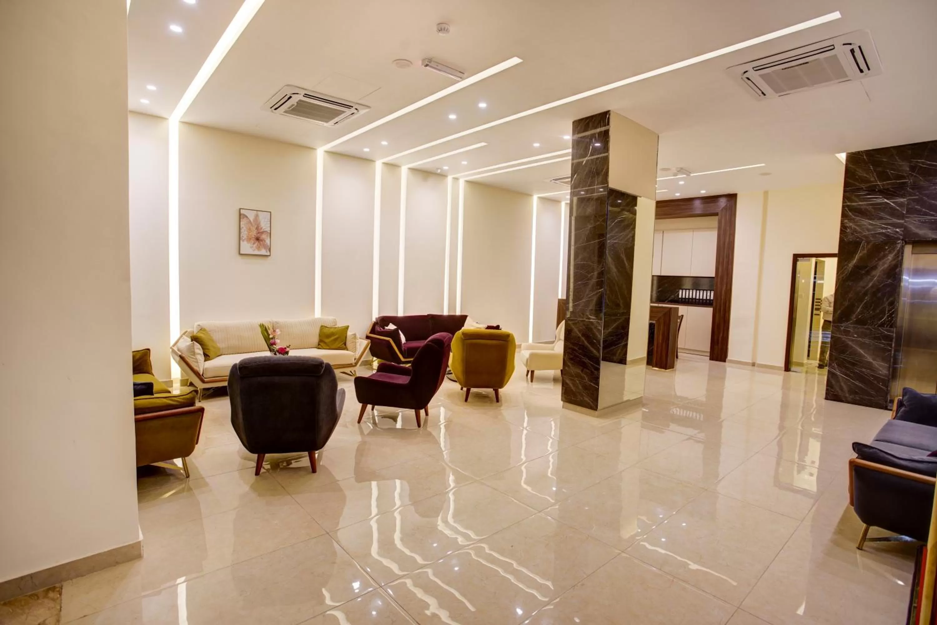 Lobby or reception in AQABA COAST HOTEL