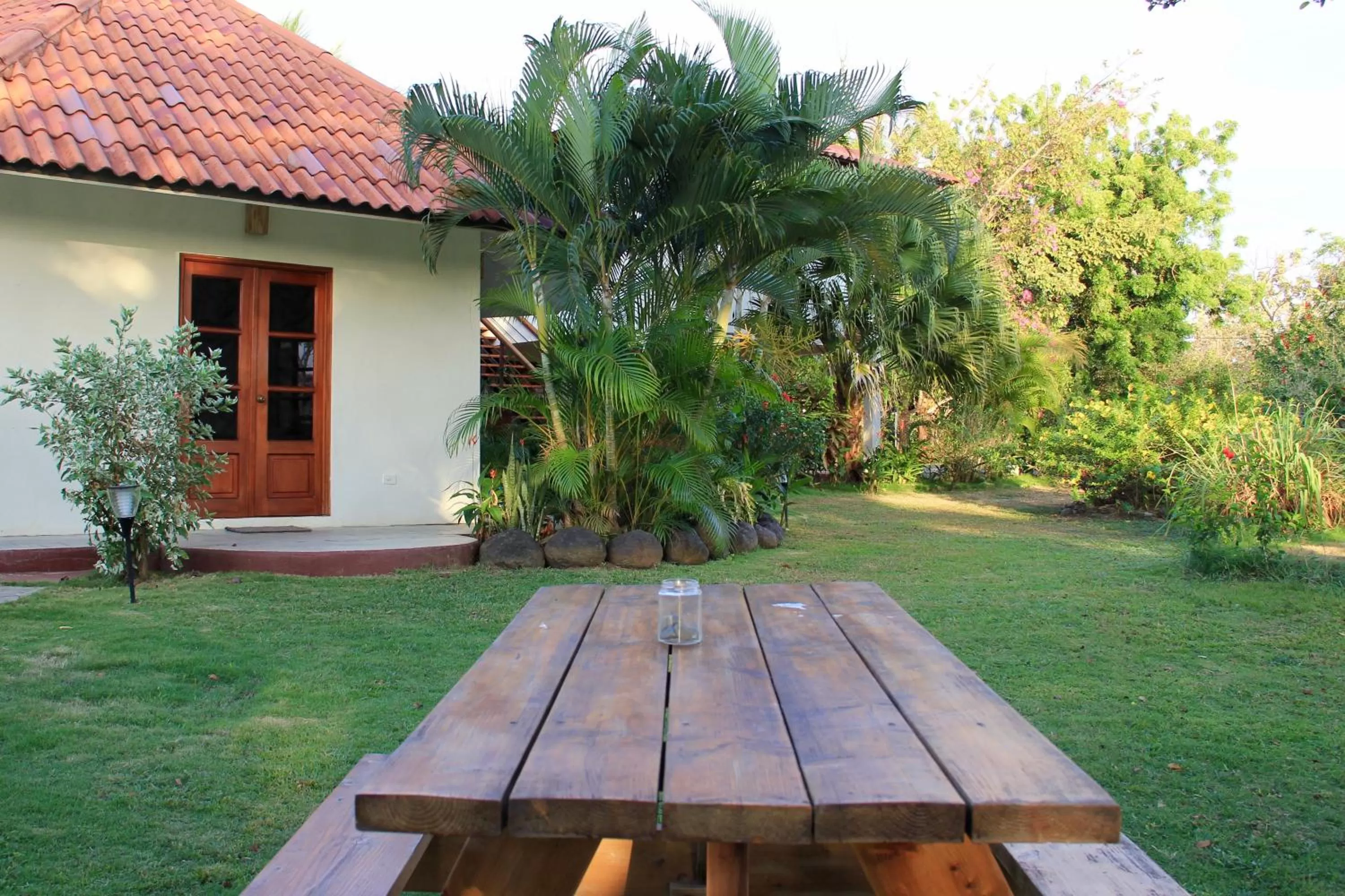 Garden in Cabañas La Casa de Pucha