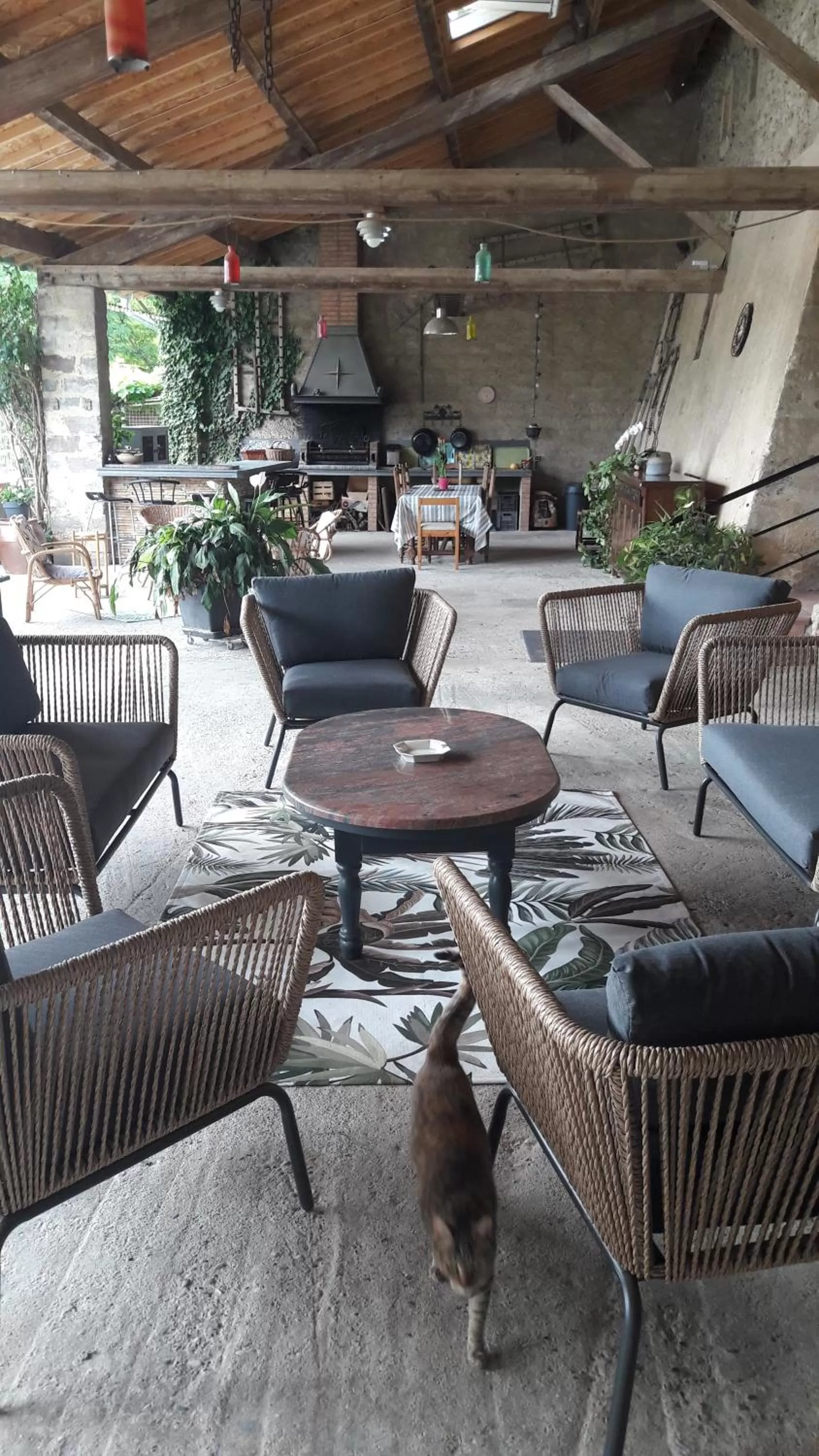 Seating area in Le Cocon