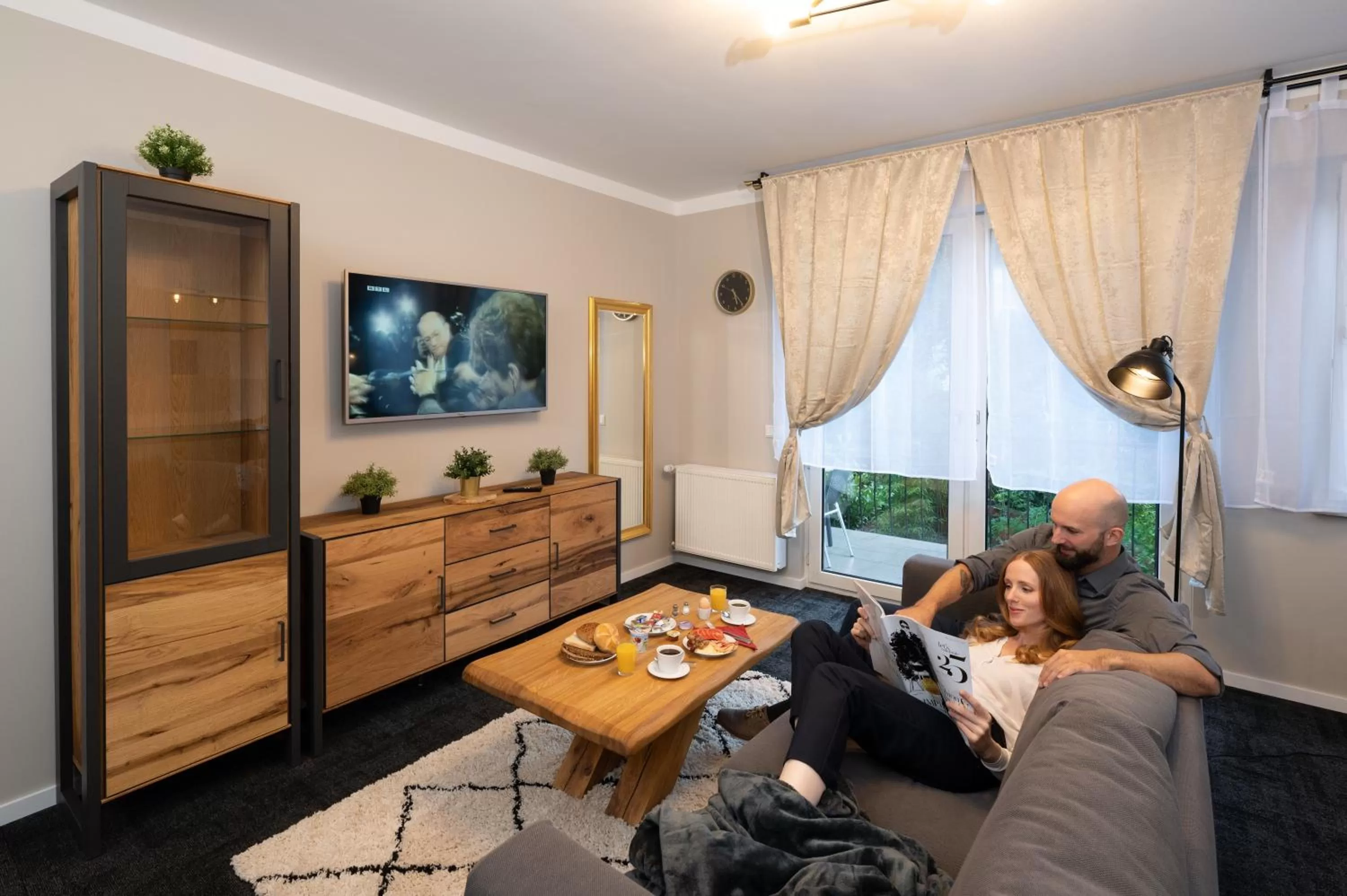 Living room in Hotel Burgblick
