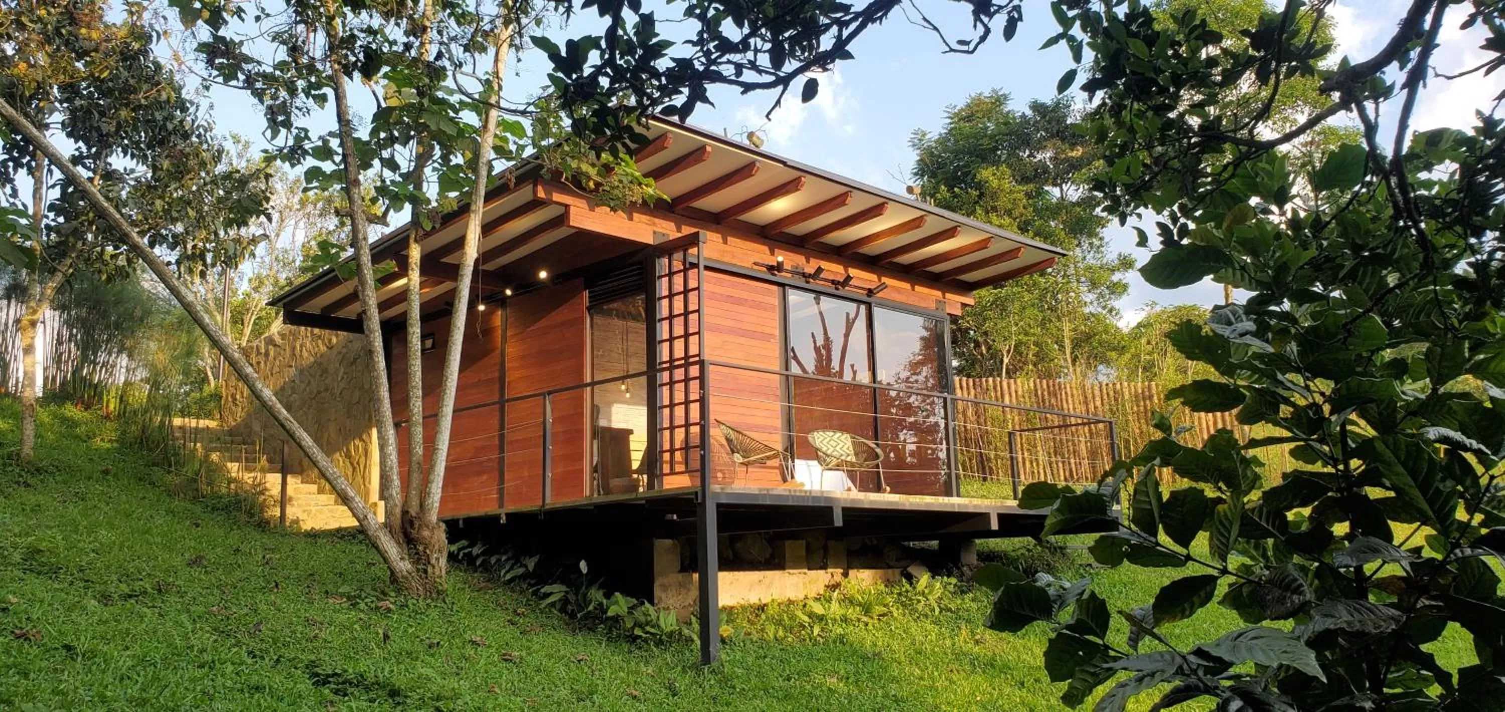 Property building in Ecohotel Alma