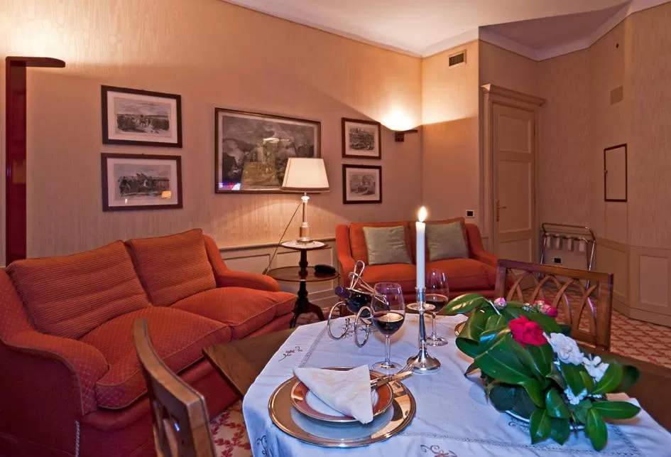 Seating area in Resort Dei Limoni