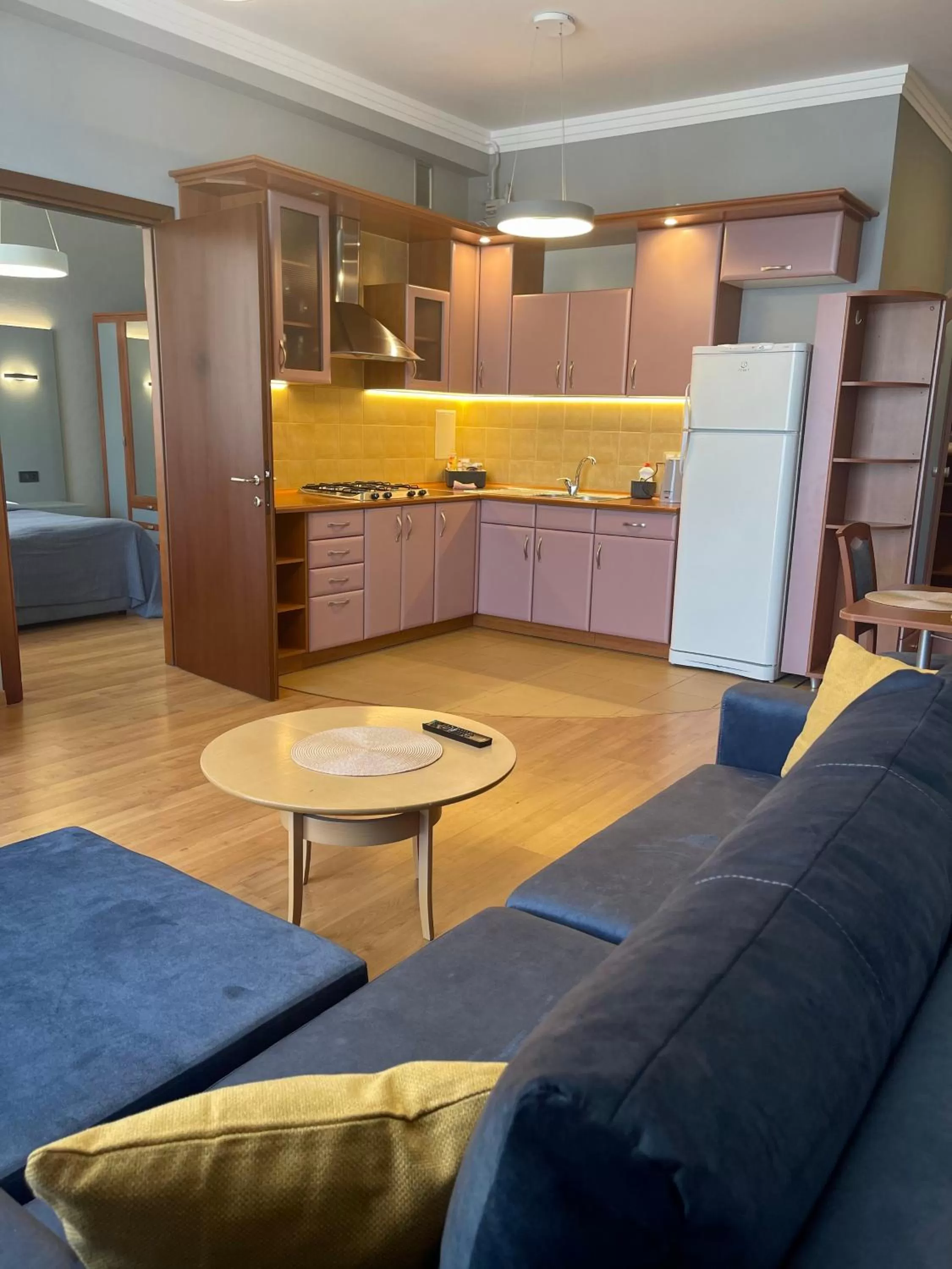 Kitchen or kitchenette in Arcada Apartments