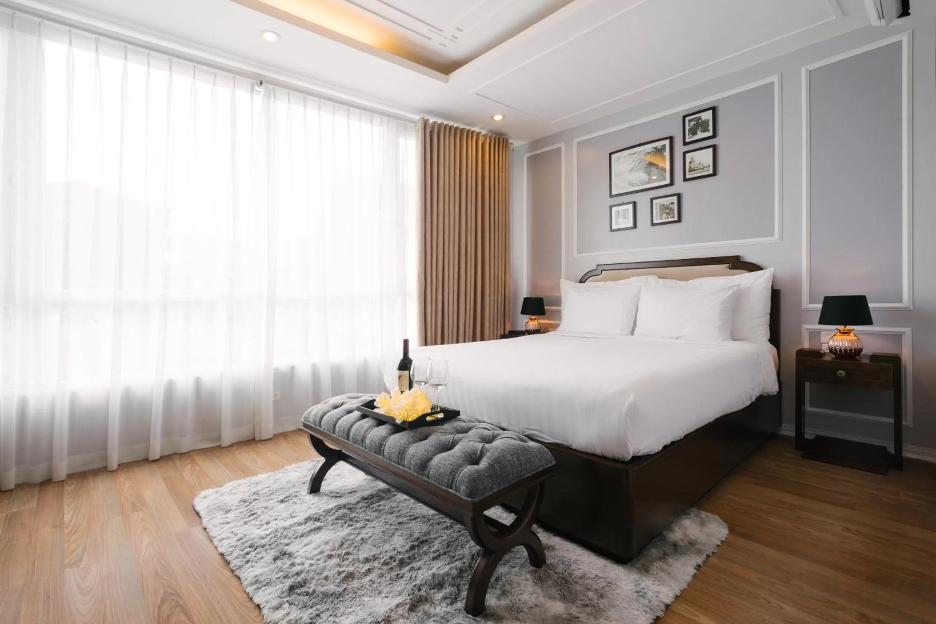 Bed in La Palm Hotel