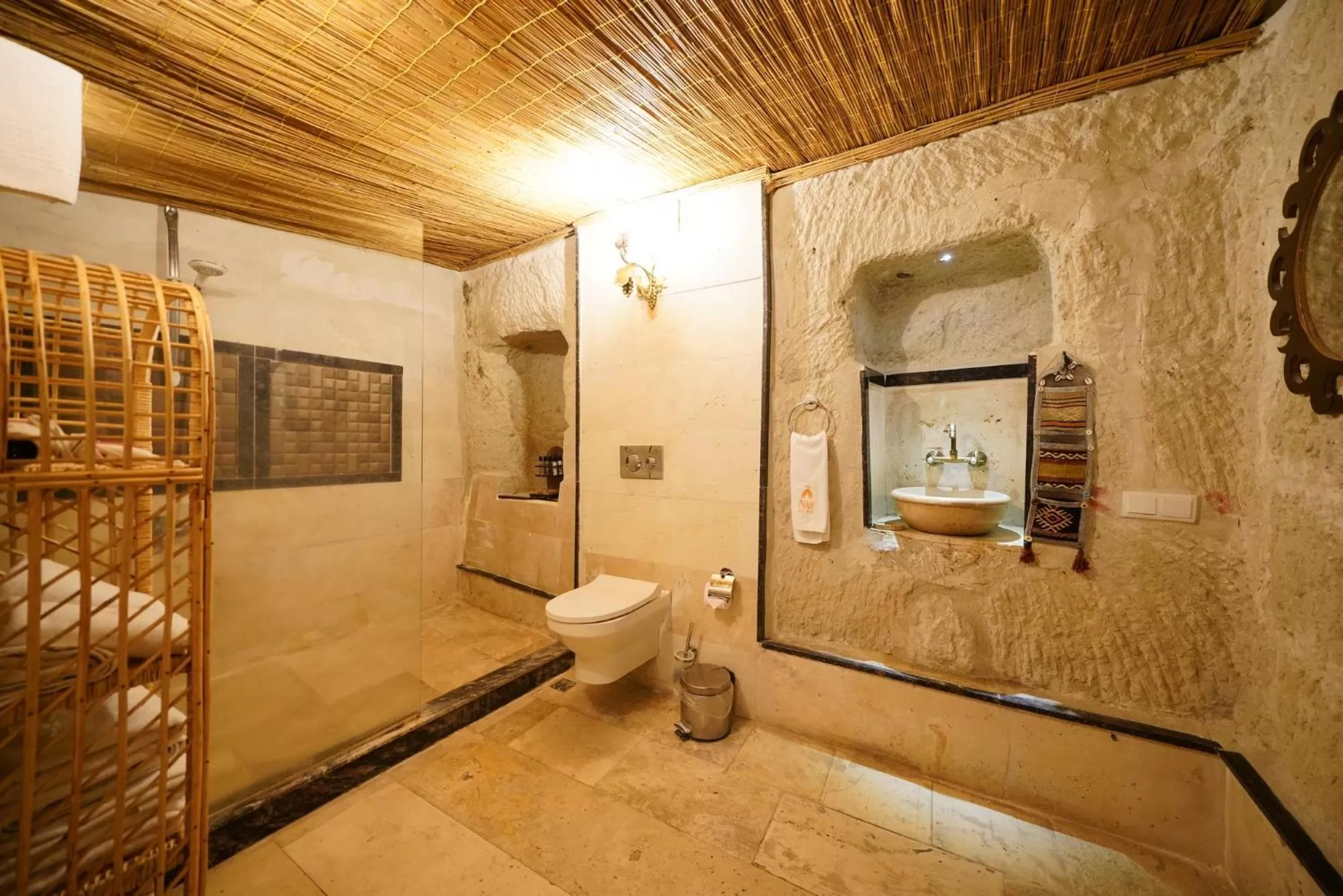 Shower in Cappadocia Nar Cave House & Swimming Pool