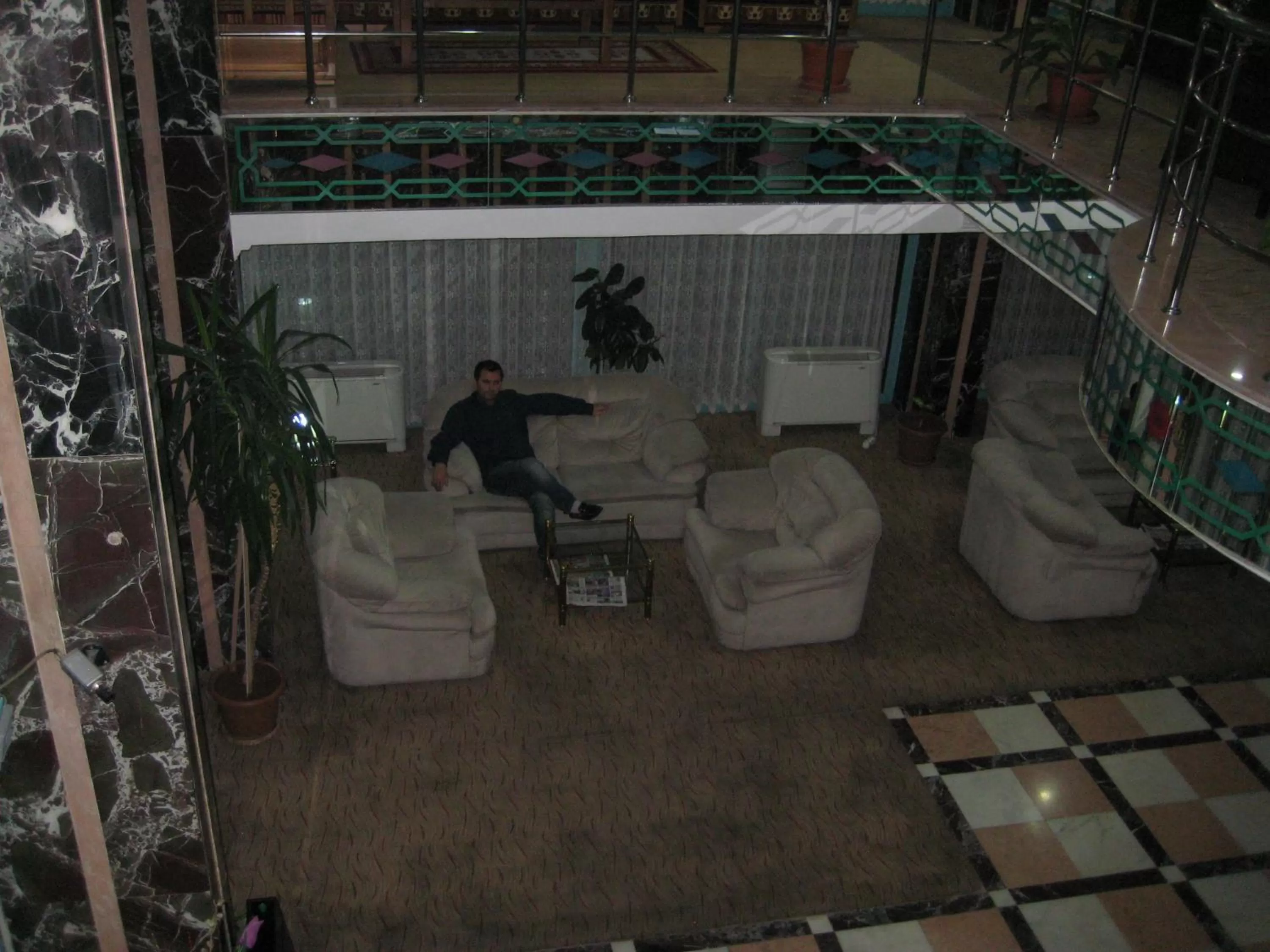 Communal lounge/ TV room in Miroglu Hotel