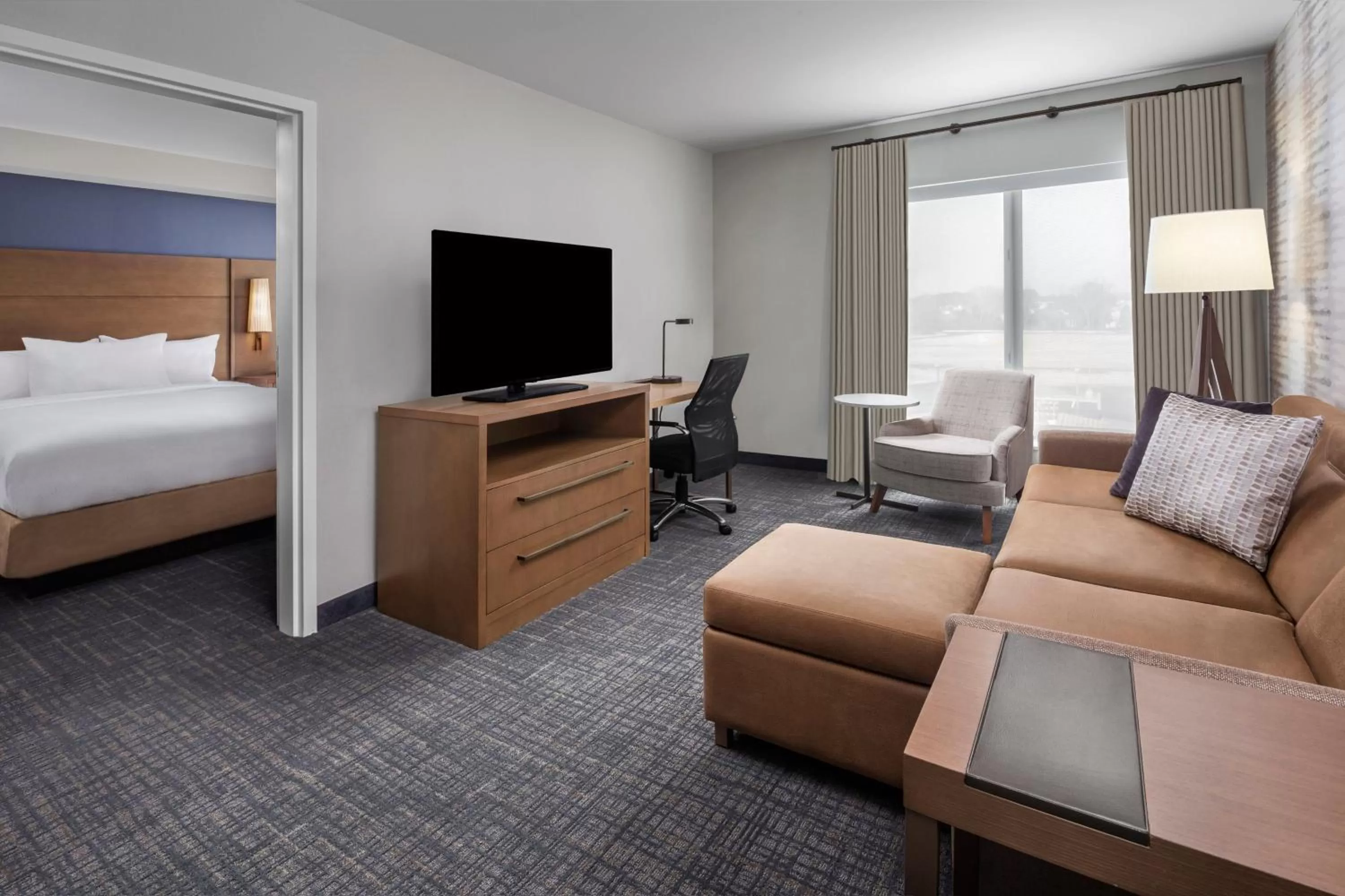 Bedroom, Bed in Residence Inn by Marriott Rehoboth Beach