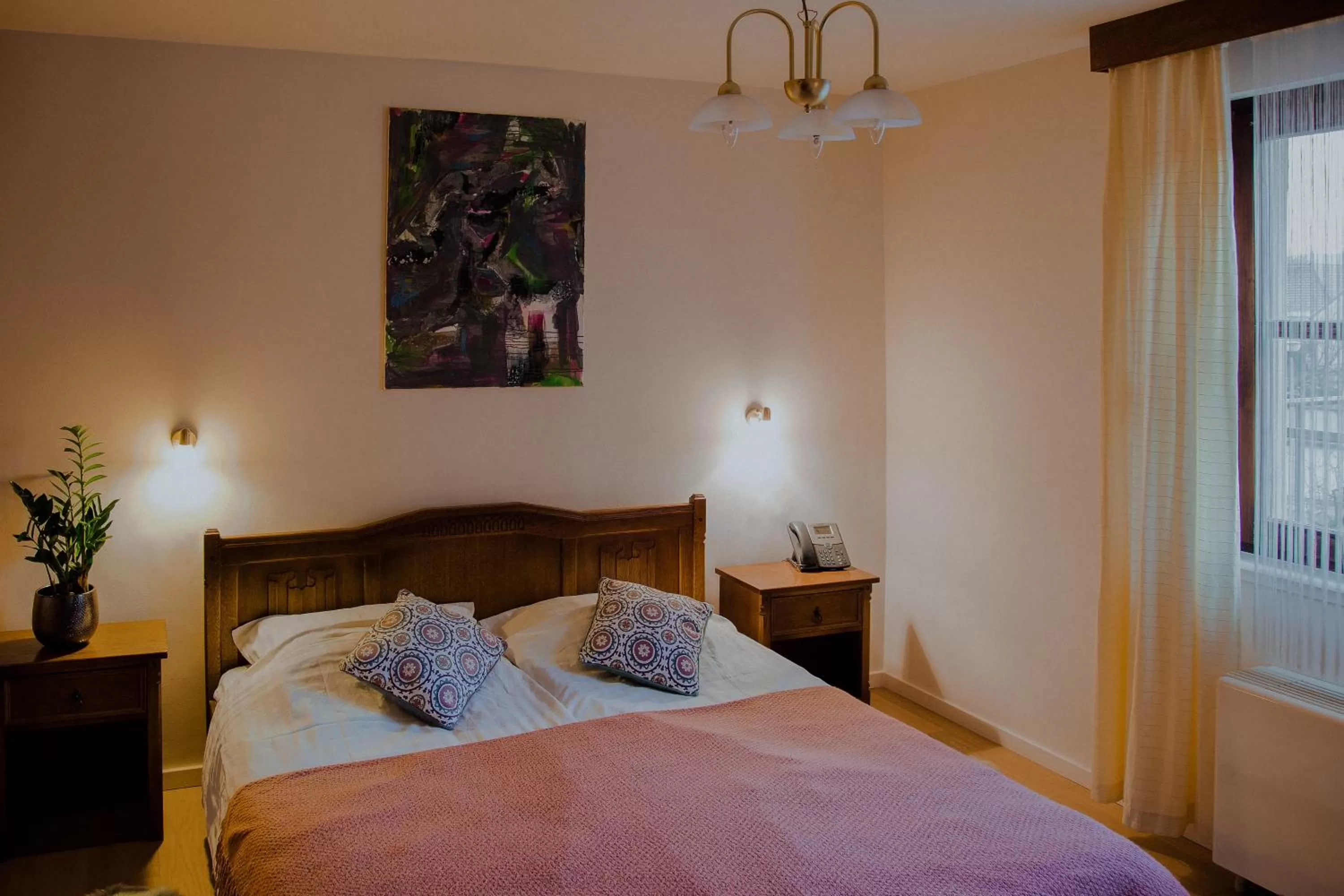 Bed in Splavar Rooms