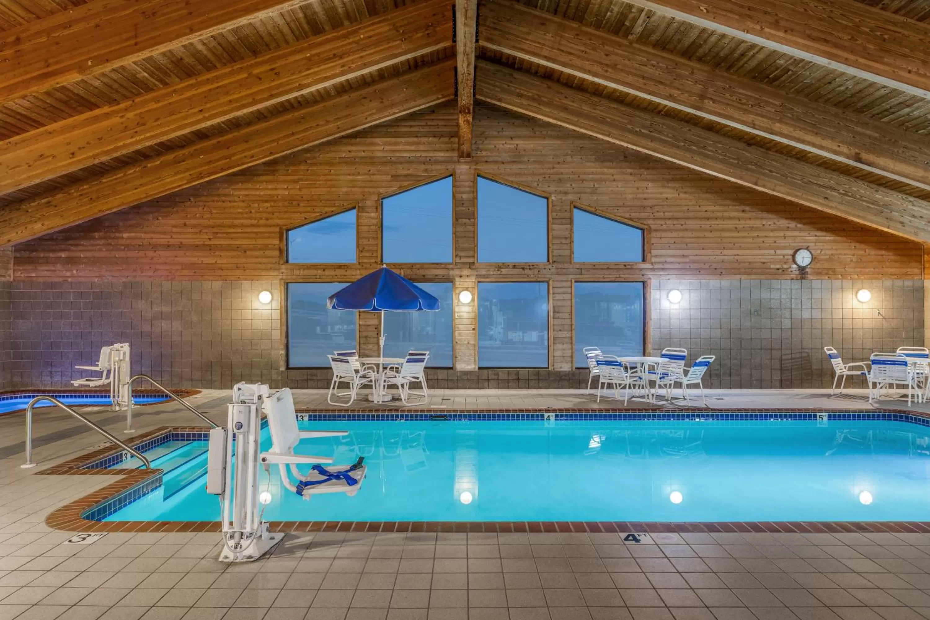 Swimming pool in AmericInn by Wyndham Monroe