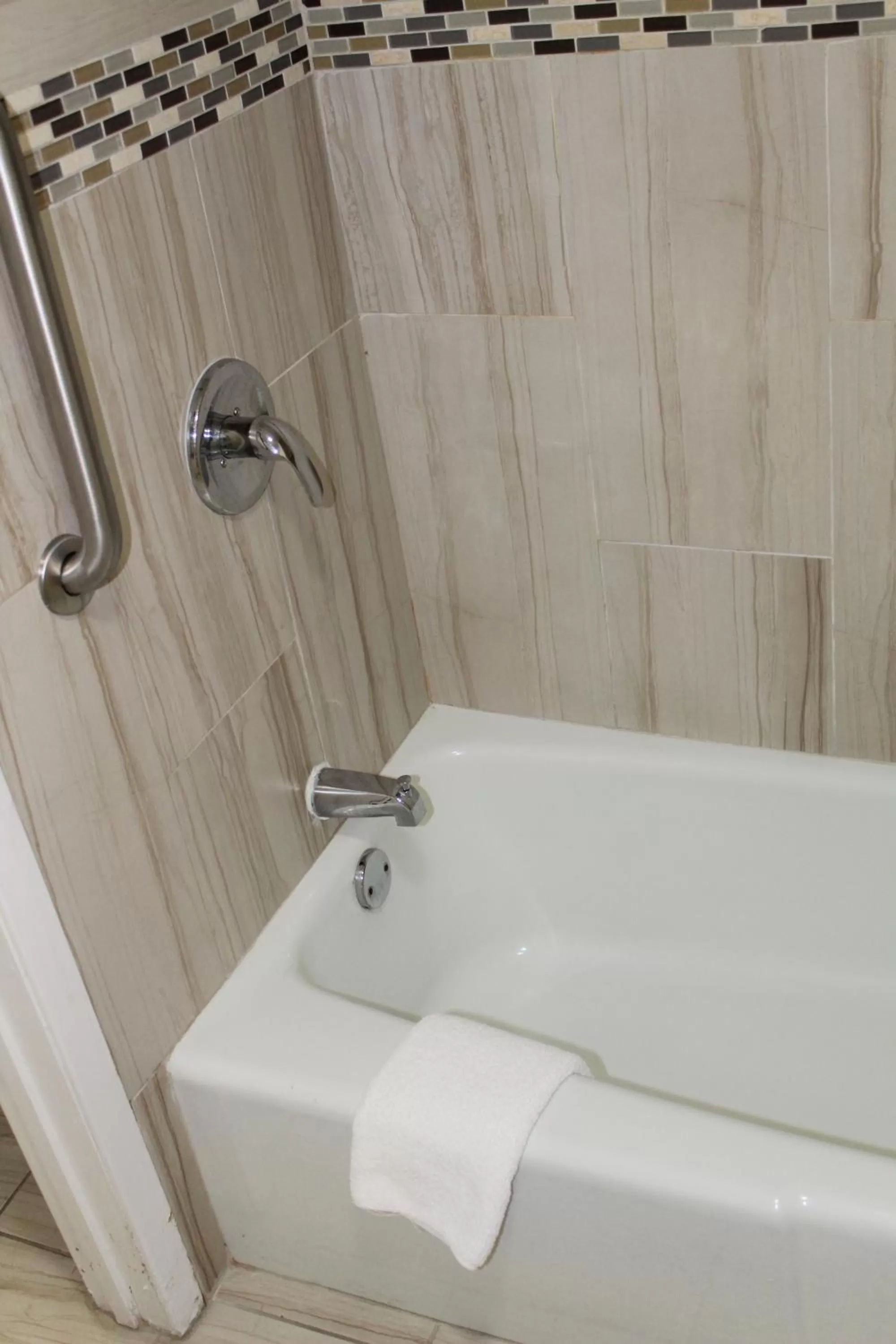 Bathroom in Super 8 by Wyndham Ft Stockton