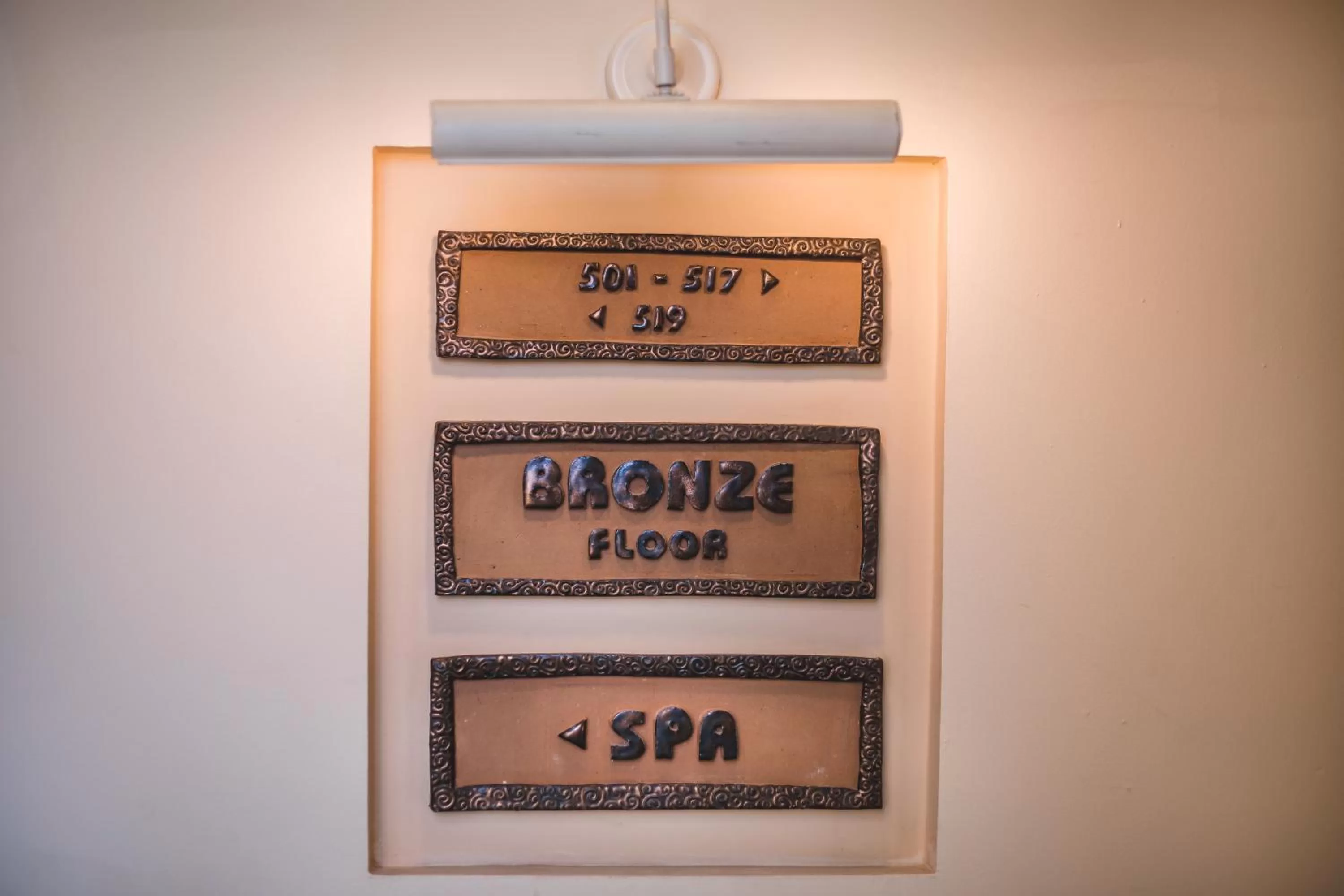 Decorative detail in Satori Hotel