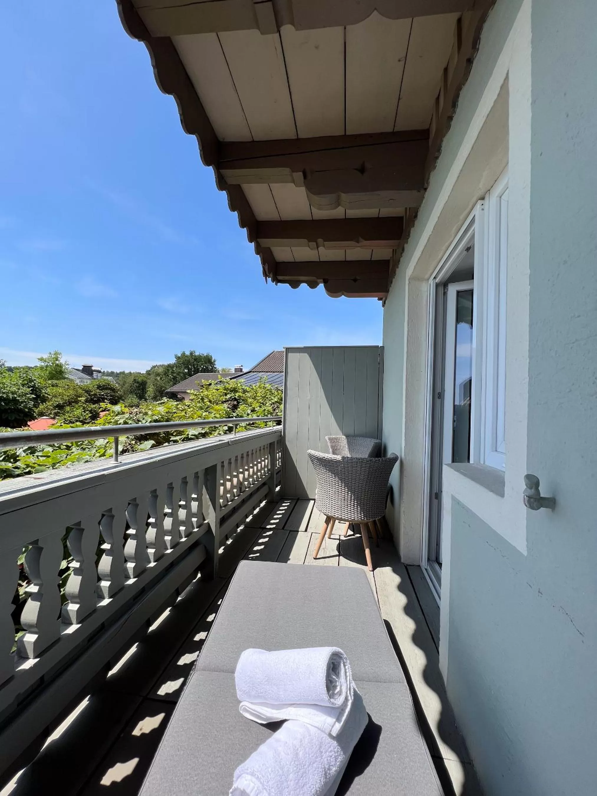 Balcony/Terrace in Sieben Zimmer am See