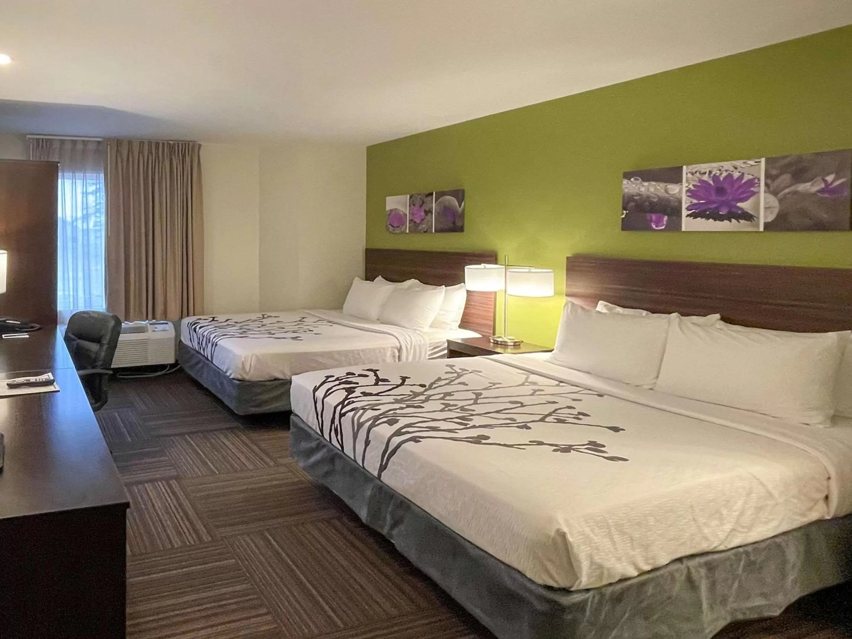 Photo of the whole room, Bed in Sleep Inn