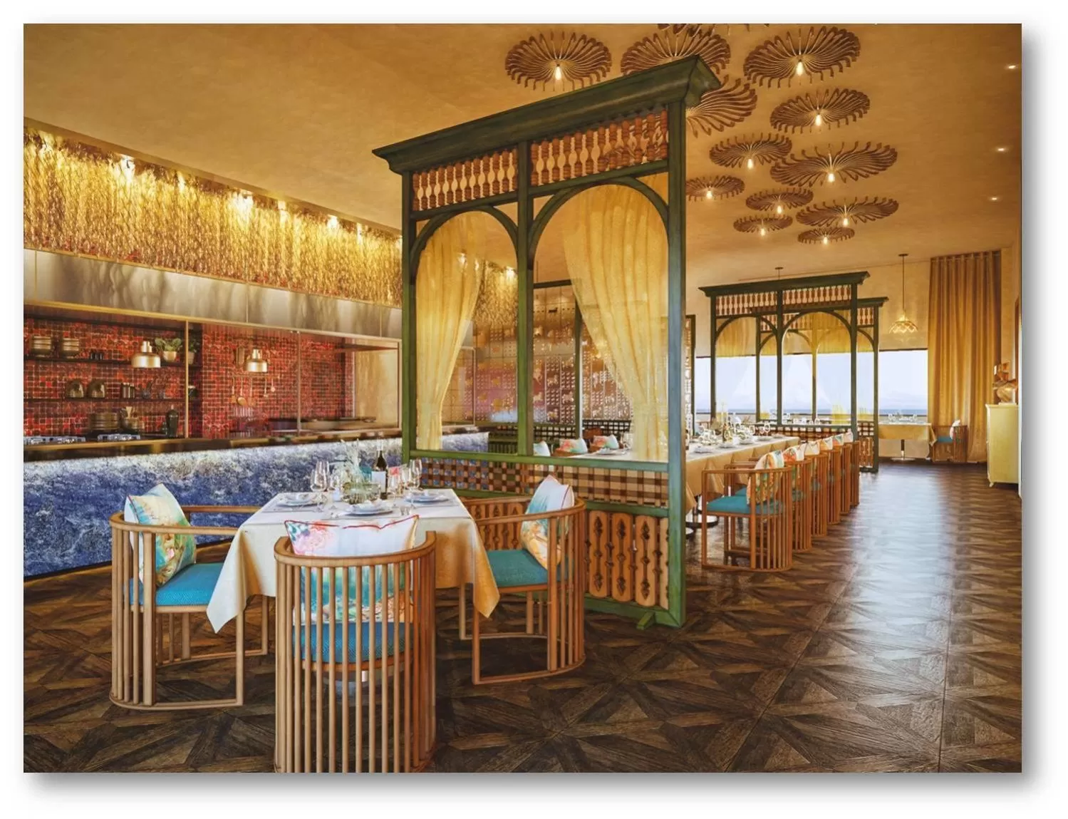 Restaurant/places to eat in Radisson Blu Resort Visakhapatnam