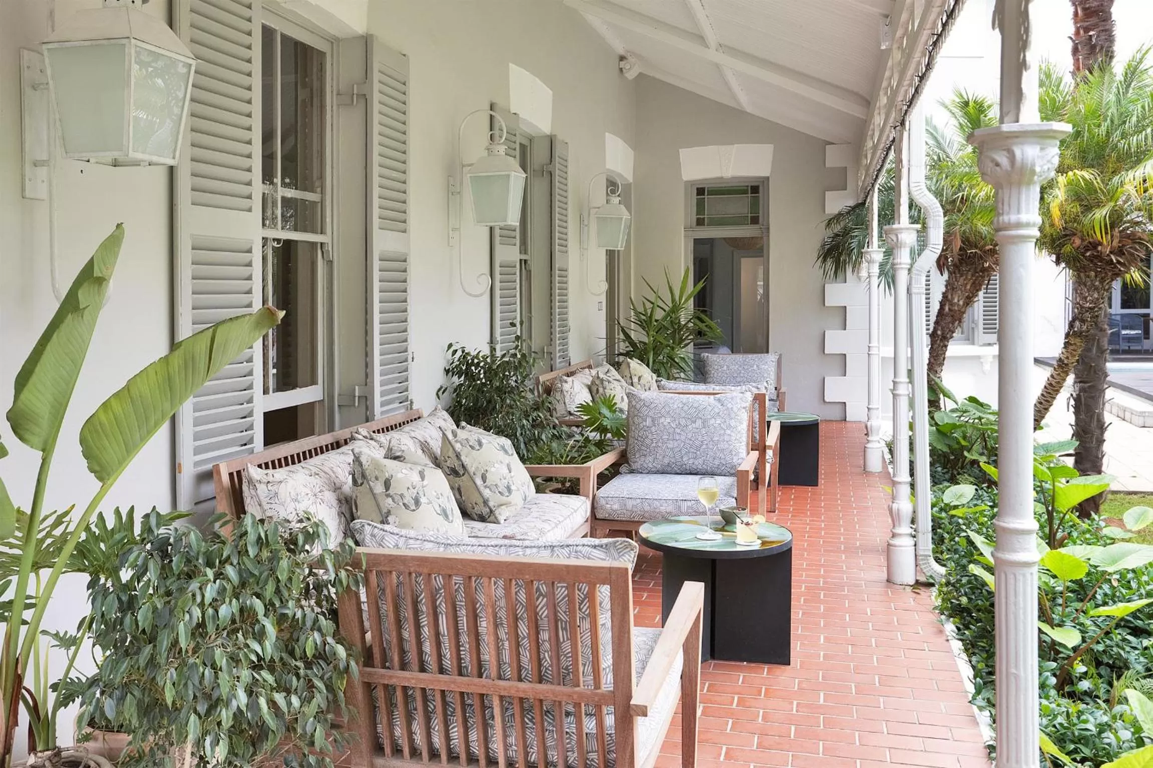 Patio in The Robertson Small Hotel and Spa by The Living Journey Collection