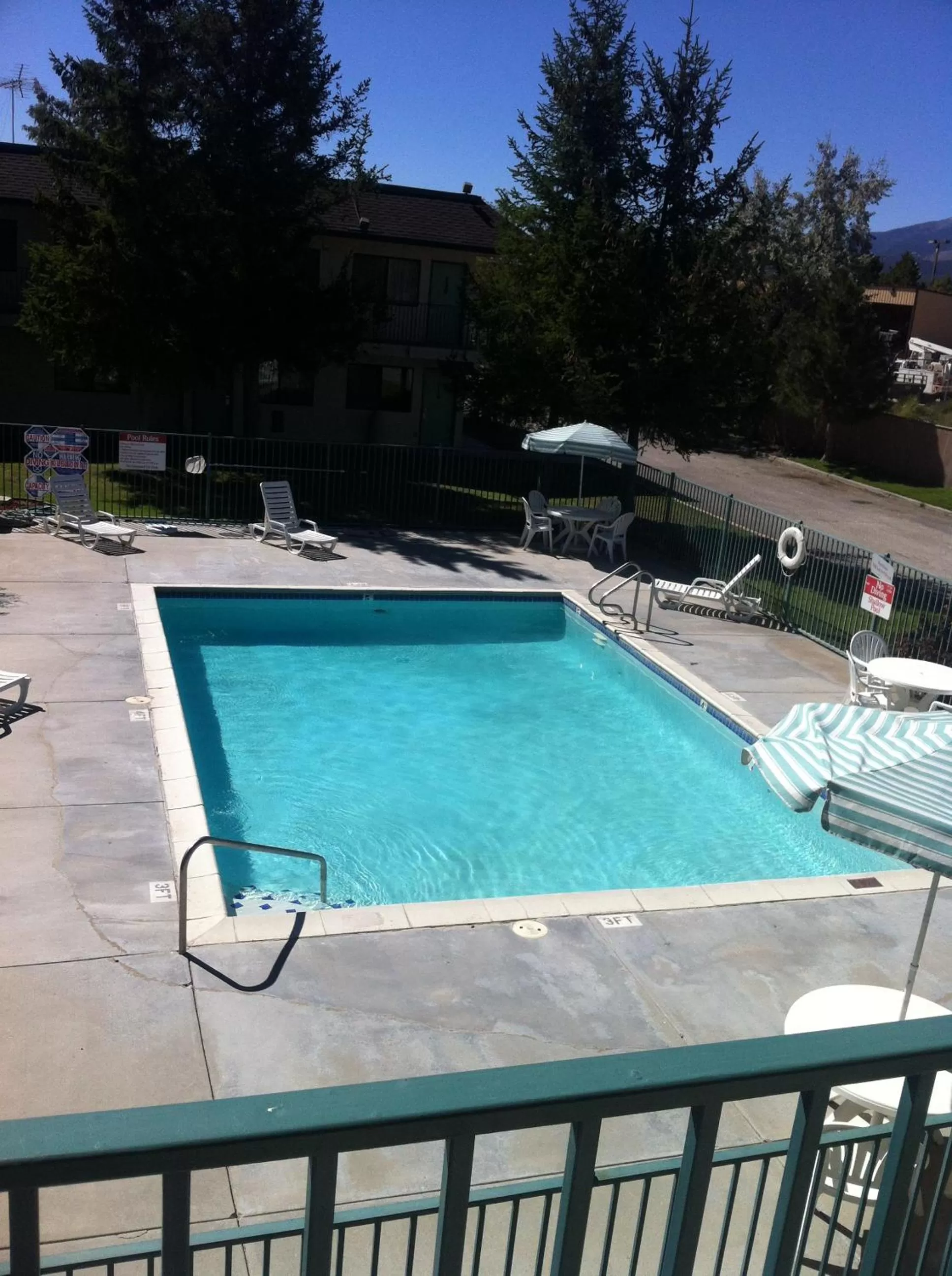 Swimming pool in Motel 6-Ely, NV