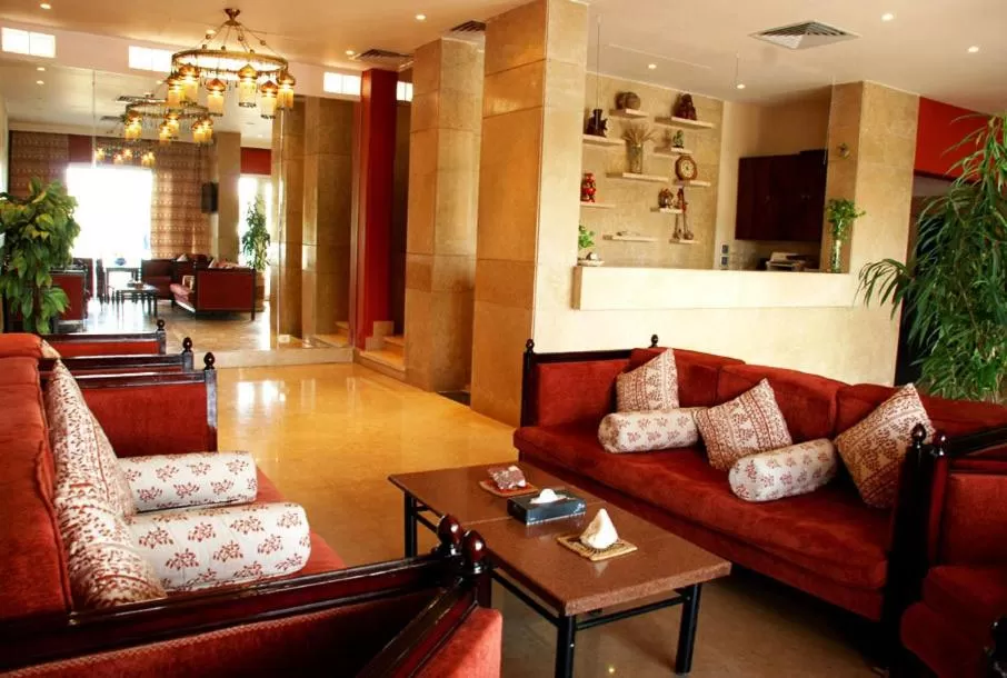Lobby or reception in Philae Hotel Aswan