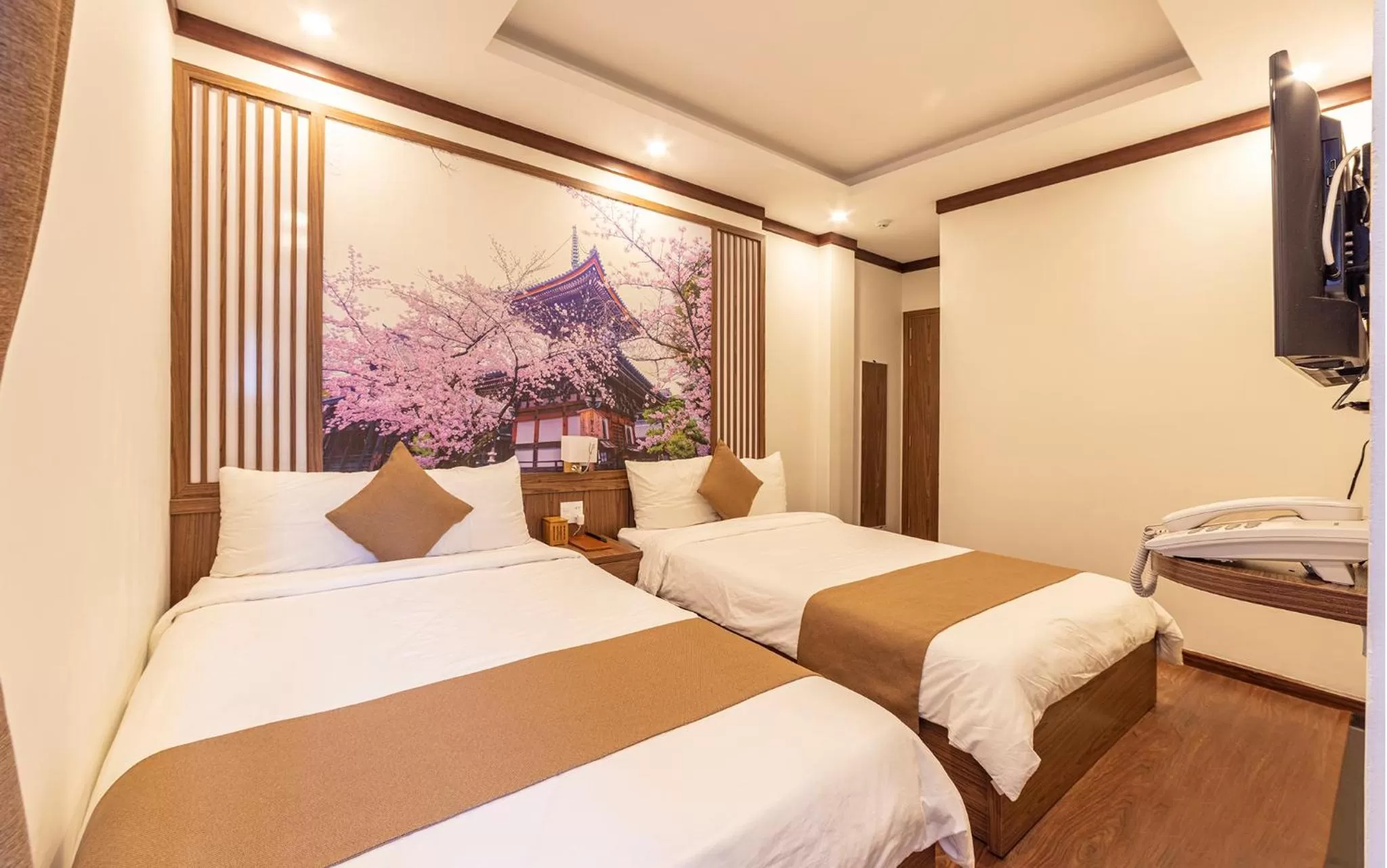 Bed in Khai Ngoc Hotel