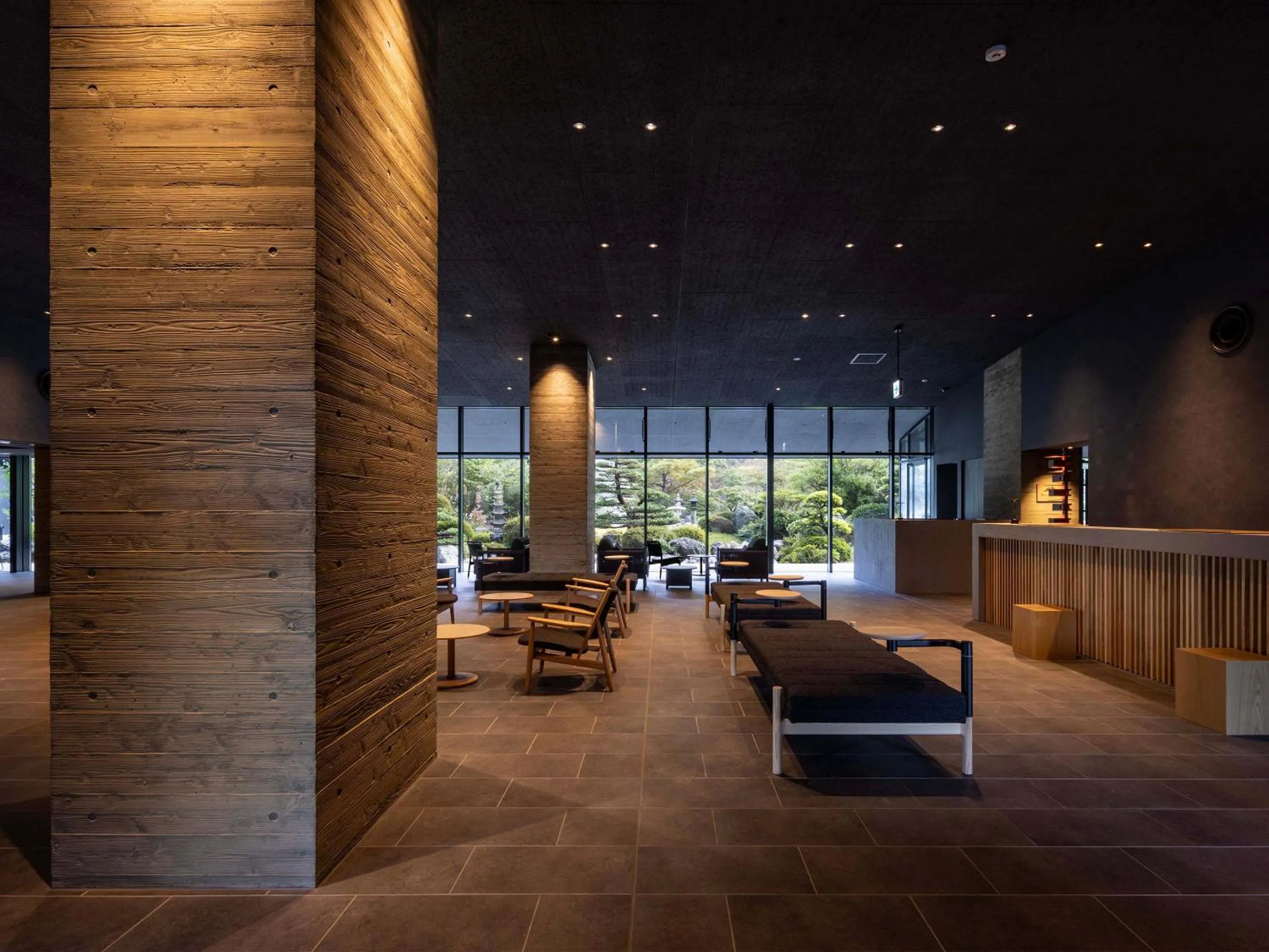 Lobby or reception in Unzen Miyazaki Ryokan