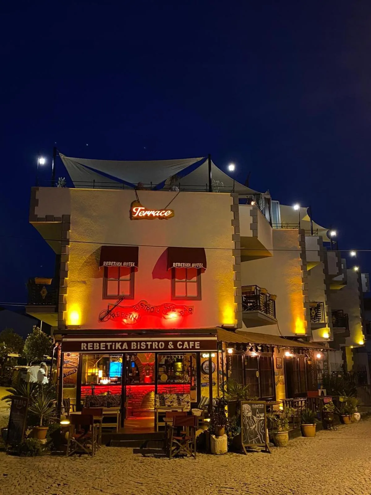 Property building in Rebetika Hotel & bistro