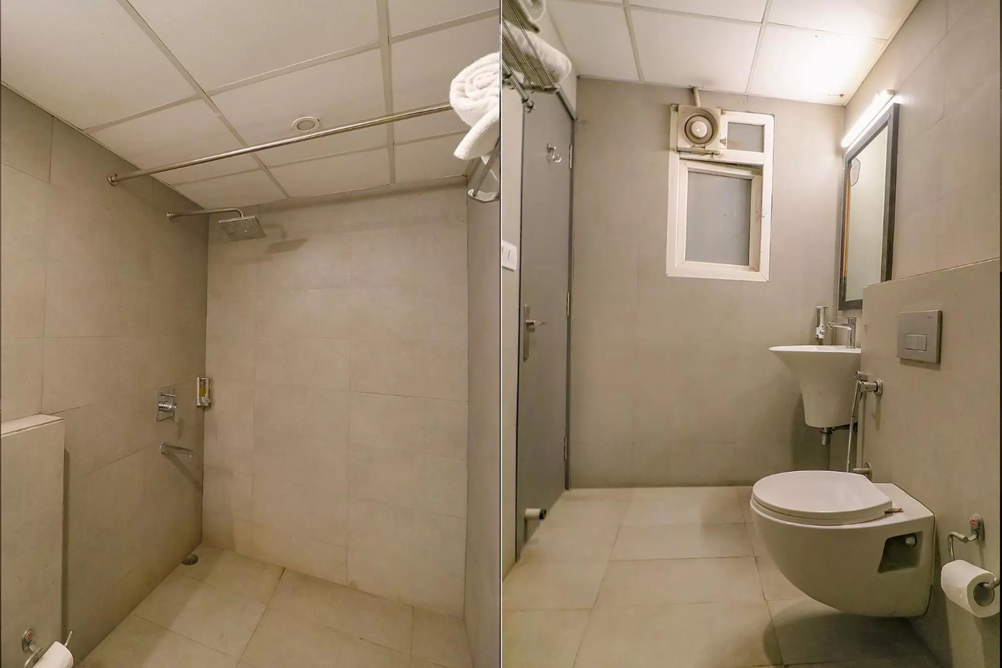 Bathroom in FabHotel Chattarpur Enclave - Opposite Tivoli Garden