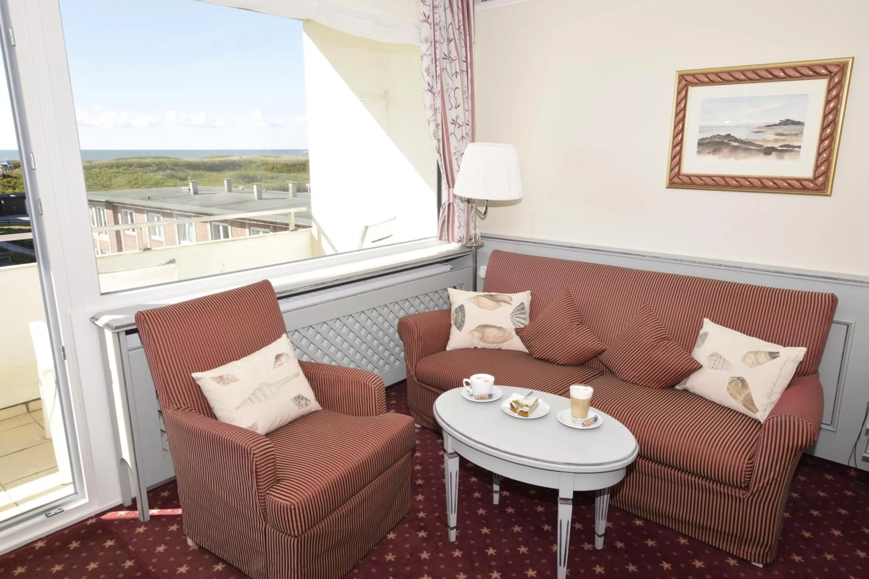 Seating area in Hotel Wiking Sylt