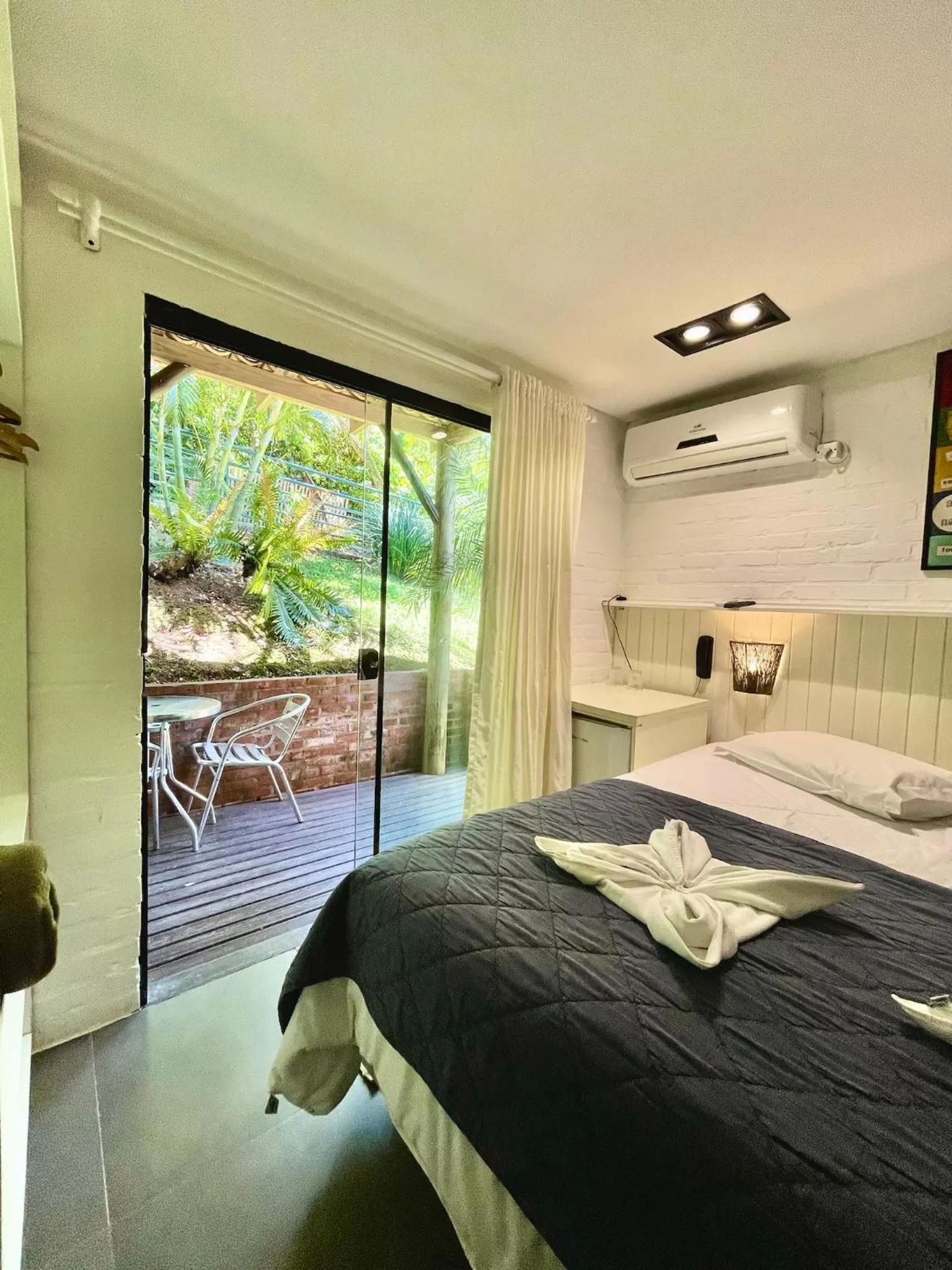 Bed in Pousada Canto da Vigia