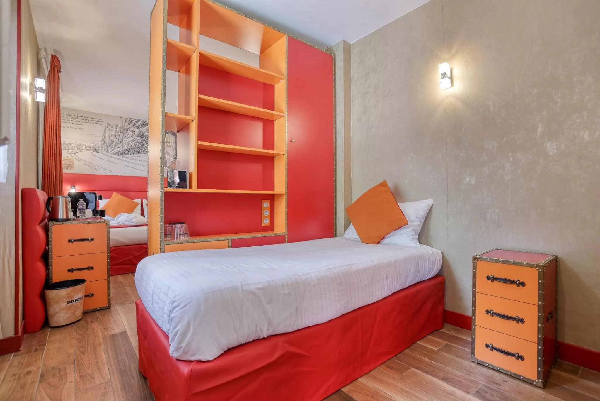 Bedroom, Bed in Nice Excelsior Centre ville by HappyCulture
