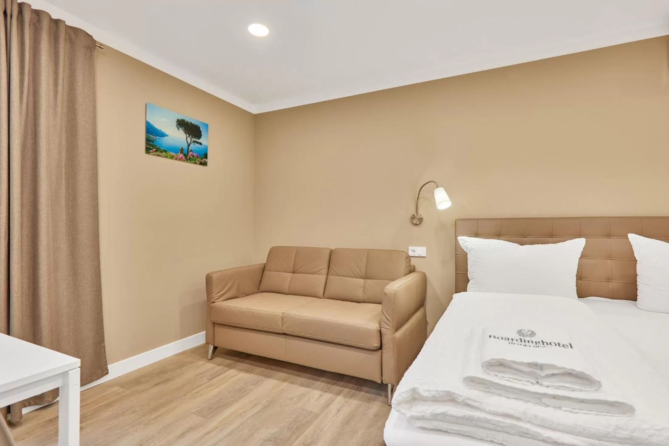 Living room, Bed in Boardinghotel Premium Heidelberg