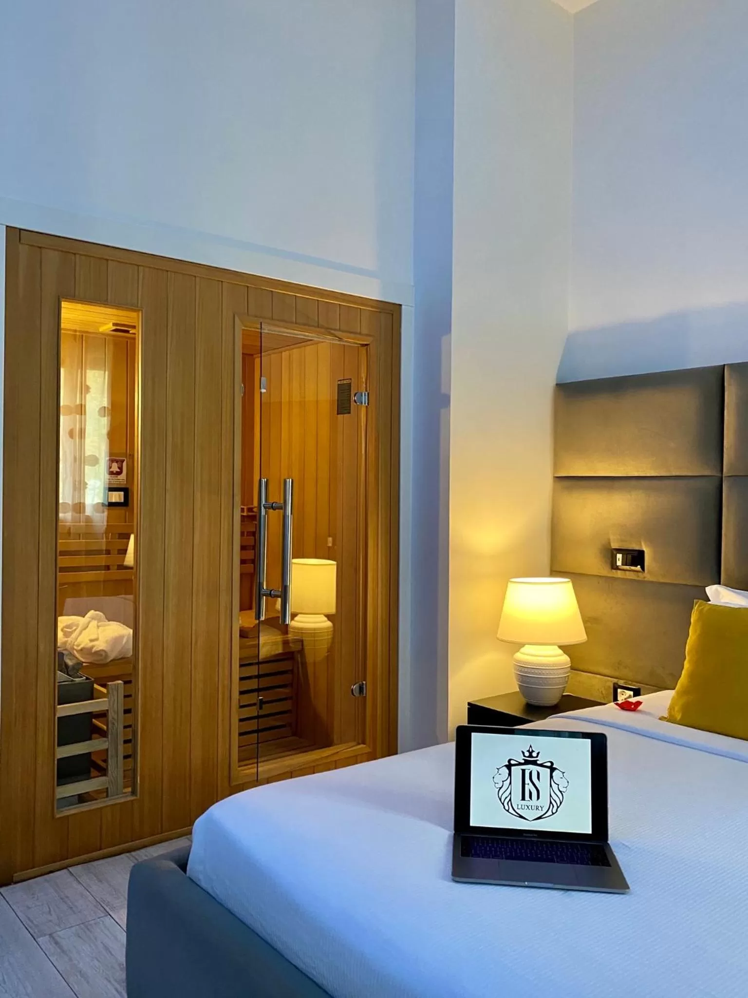 Bed in Escape Luxury Suite - CA Domus Collection