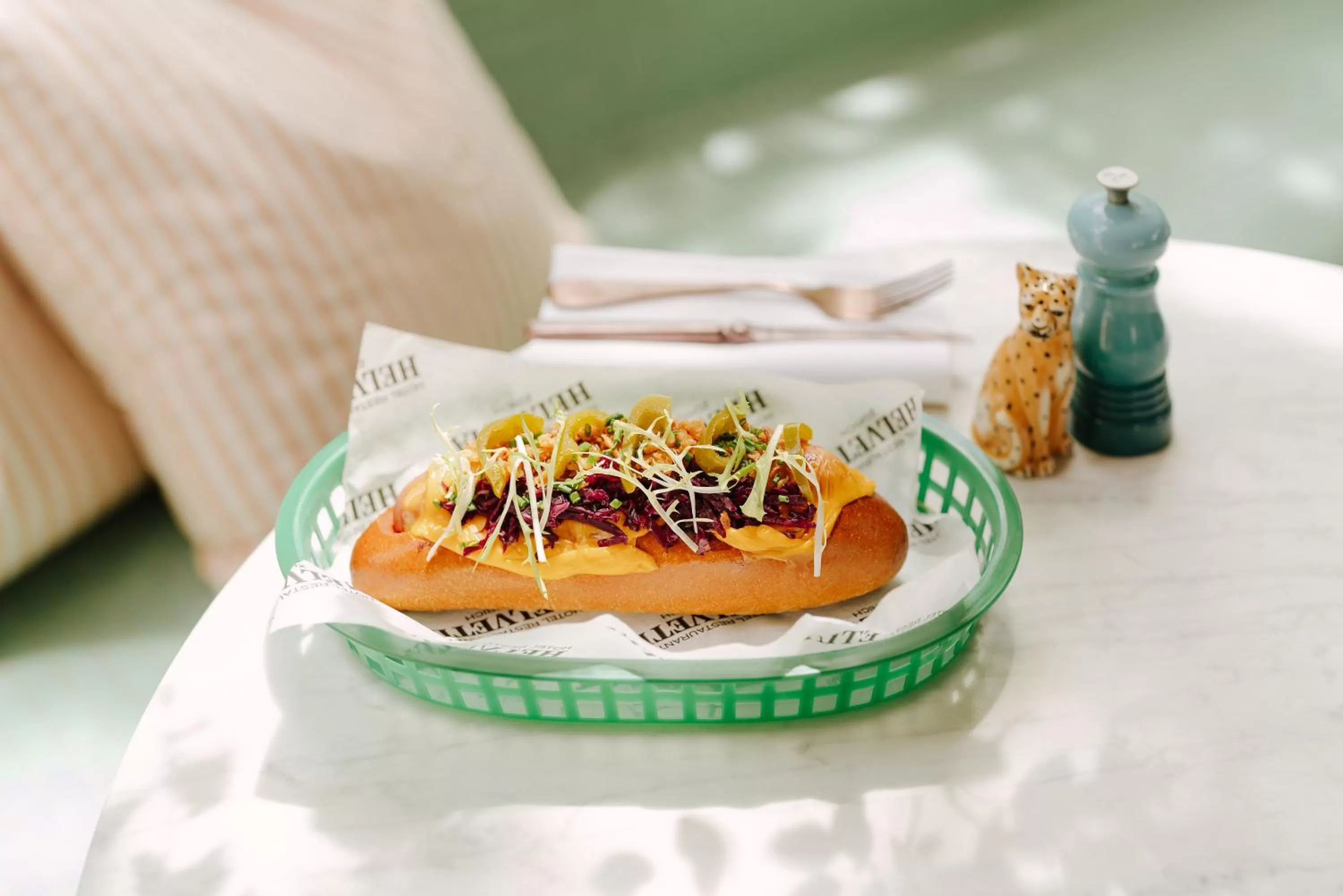 Restaurant/places to eat in Boutique & Art Hotel Helvetia