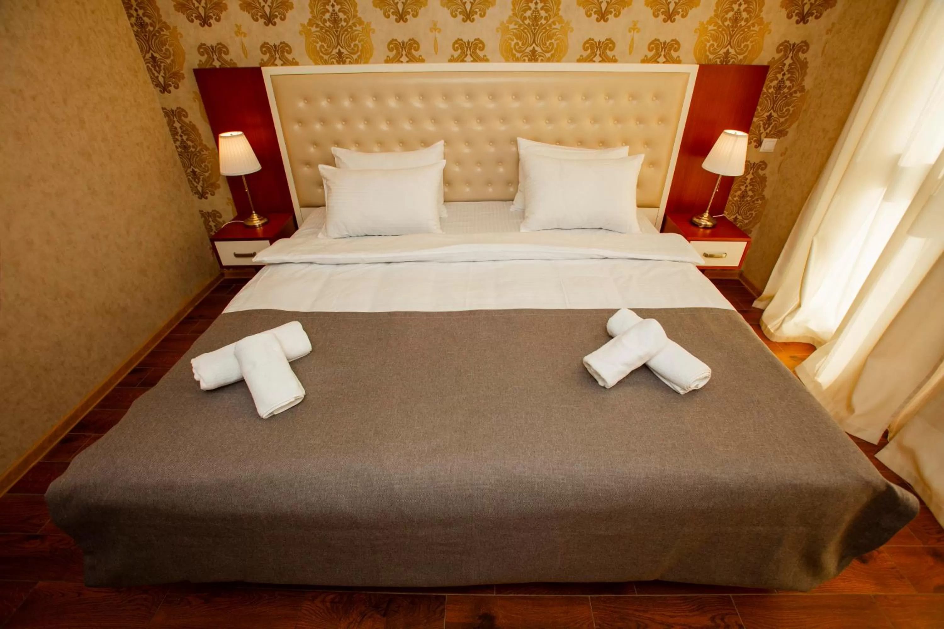 Bedroom, Bed in Aparthotel Holiday Lux Batumi