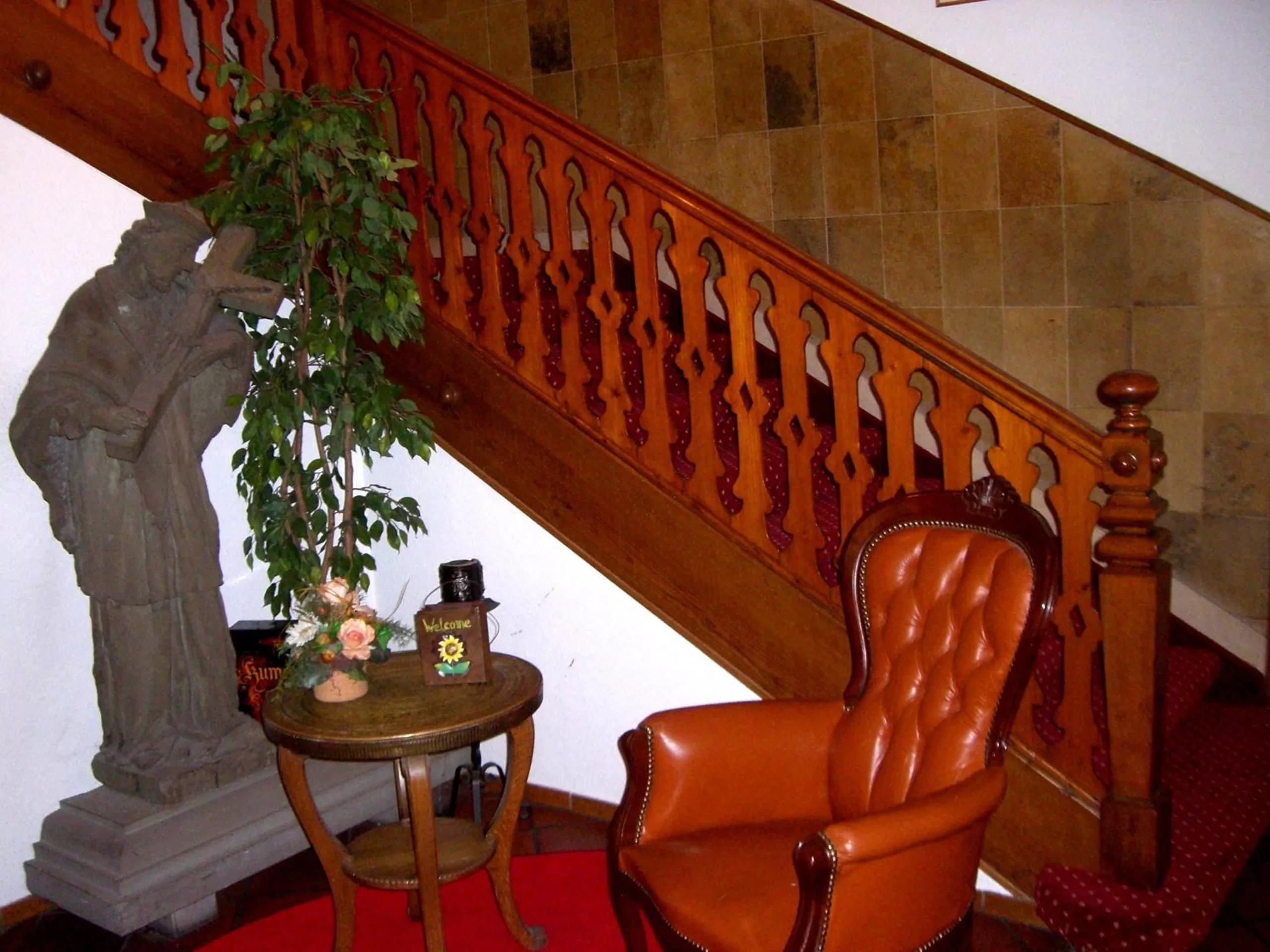 Decorative detail in Hotel Krone