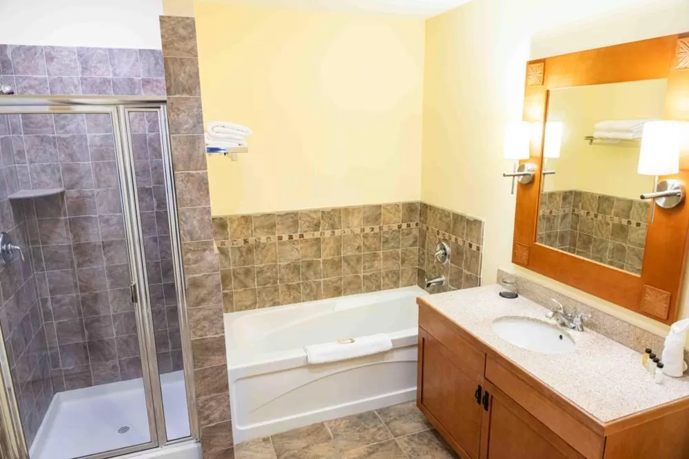 Shower in The Appalachian at Mountain Creek