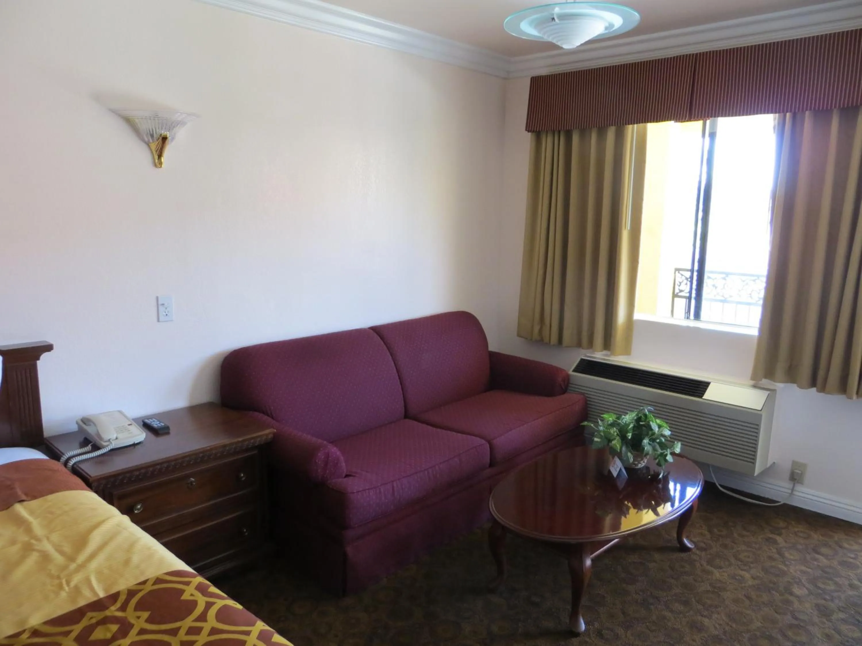 Seating area in Azusa Inn