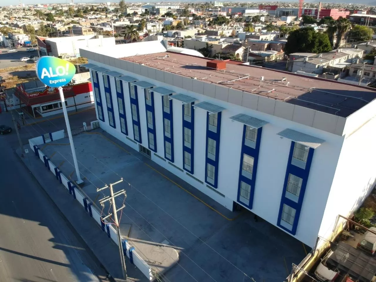 Property building in Hotel ALO! Express