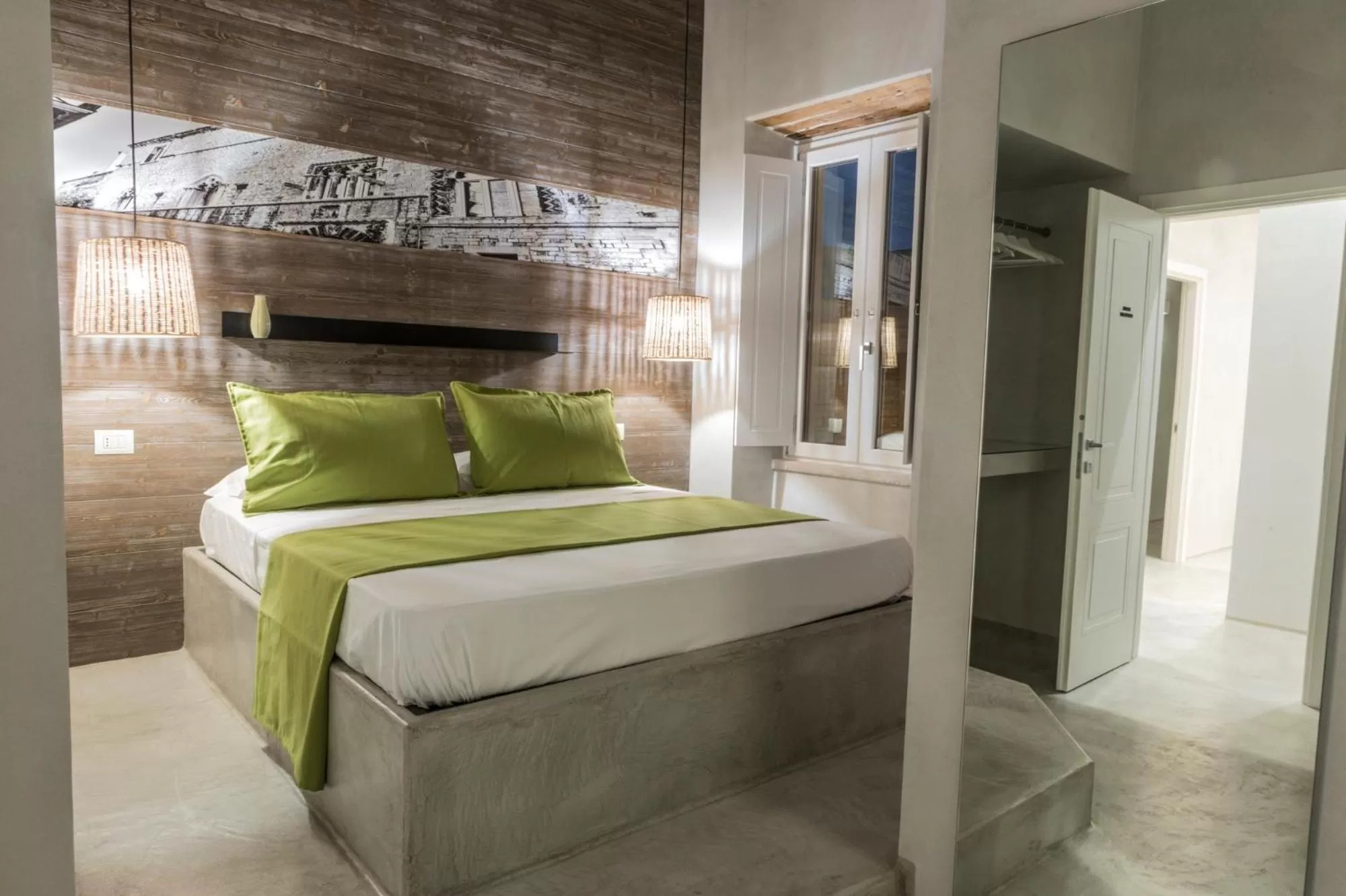 Seating area, Bed in BORGOBELTRANI