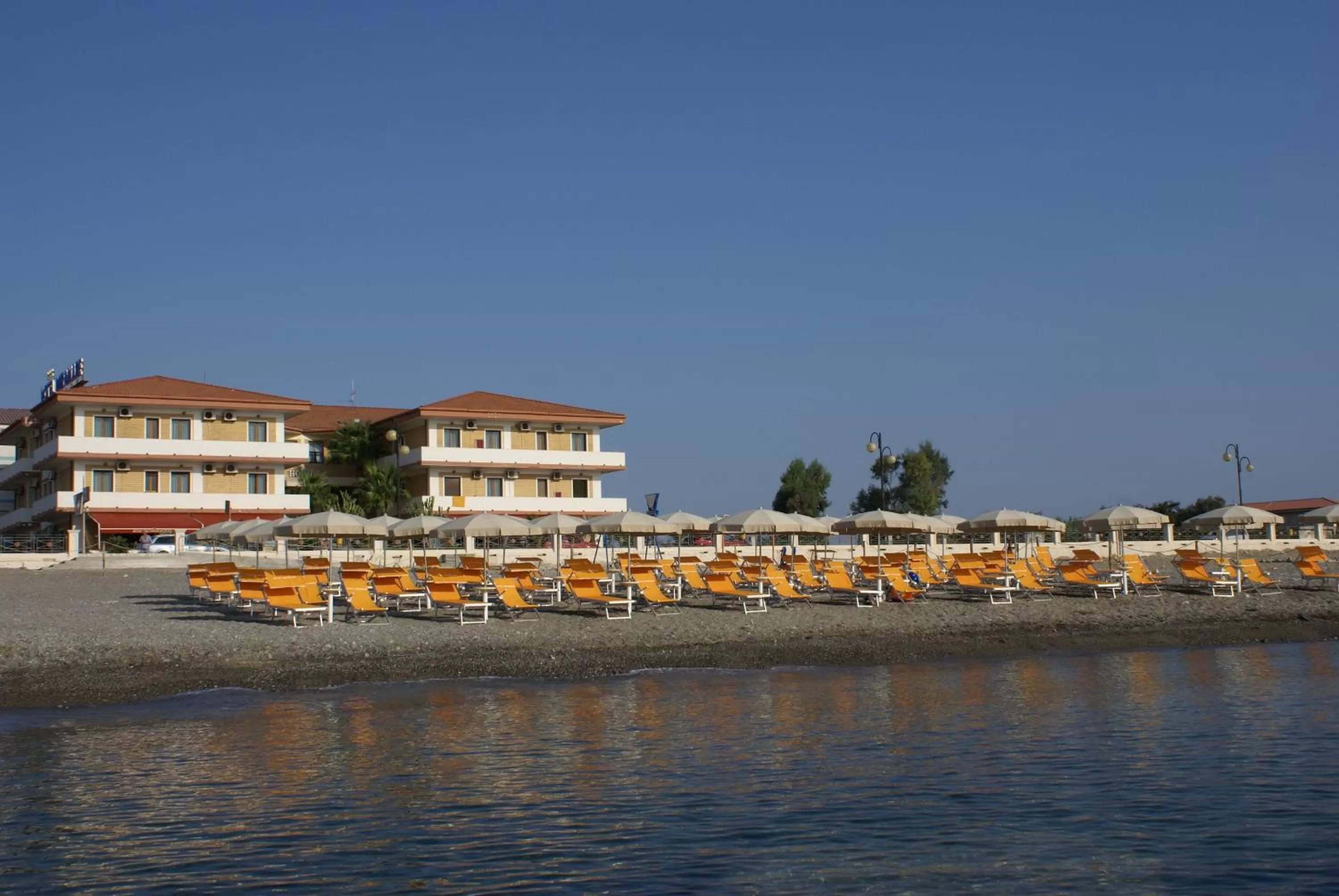 Beach in Hotel Miramare