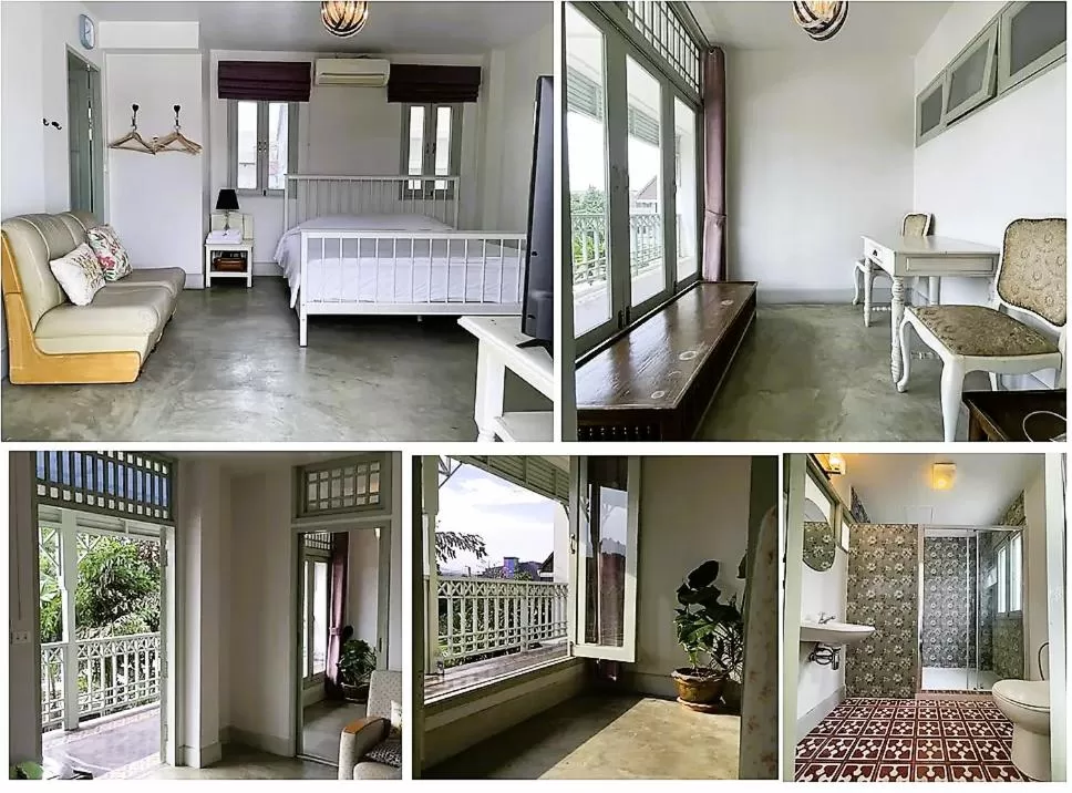 Bed in Villa Duangchampa