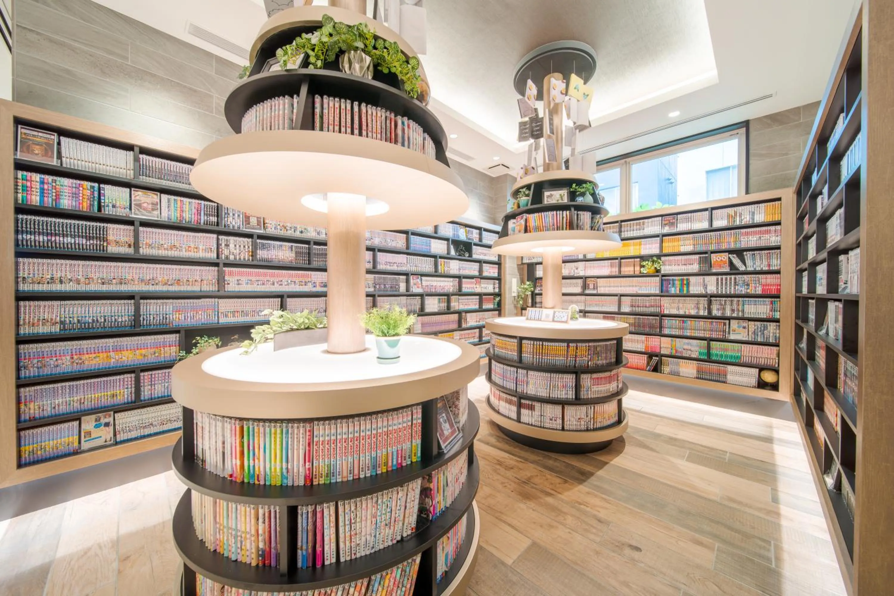Library in Quintessa Hotel Osaka Shinsaibashi Comic & Books