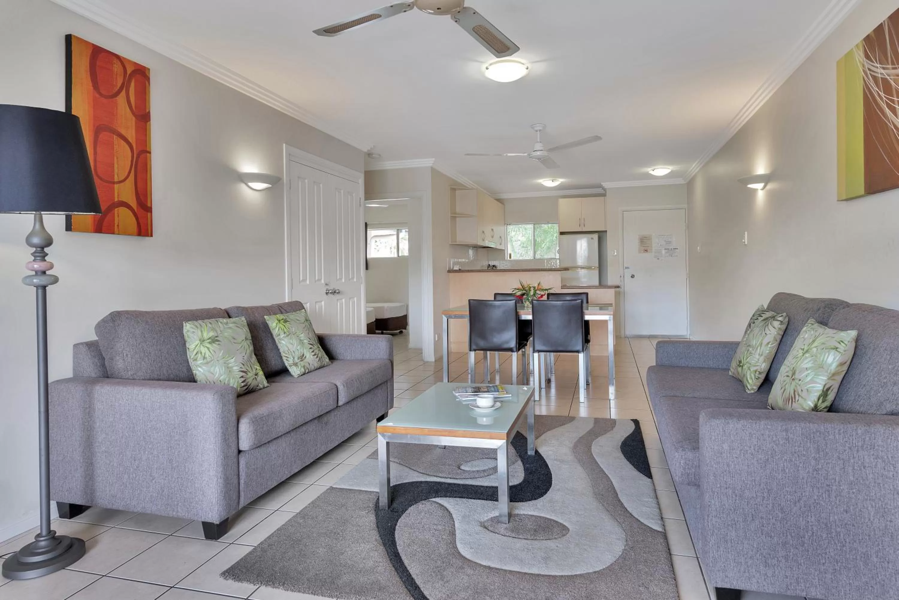 Living room in Bay Village Tropical Retreat & Apartments