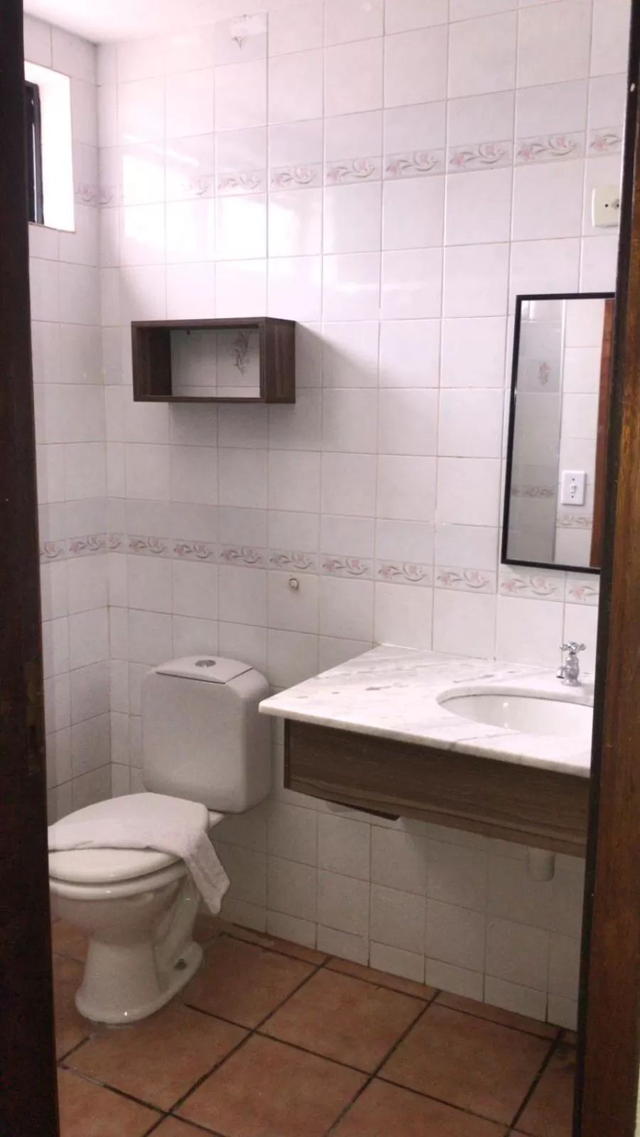 Bathroom in Hotel Alfa de Bauru Ltda