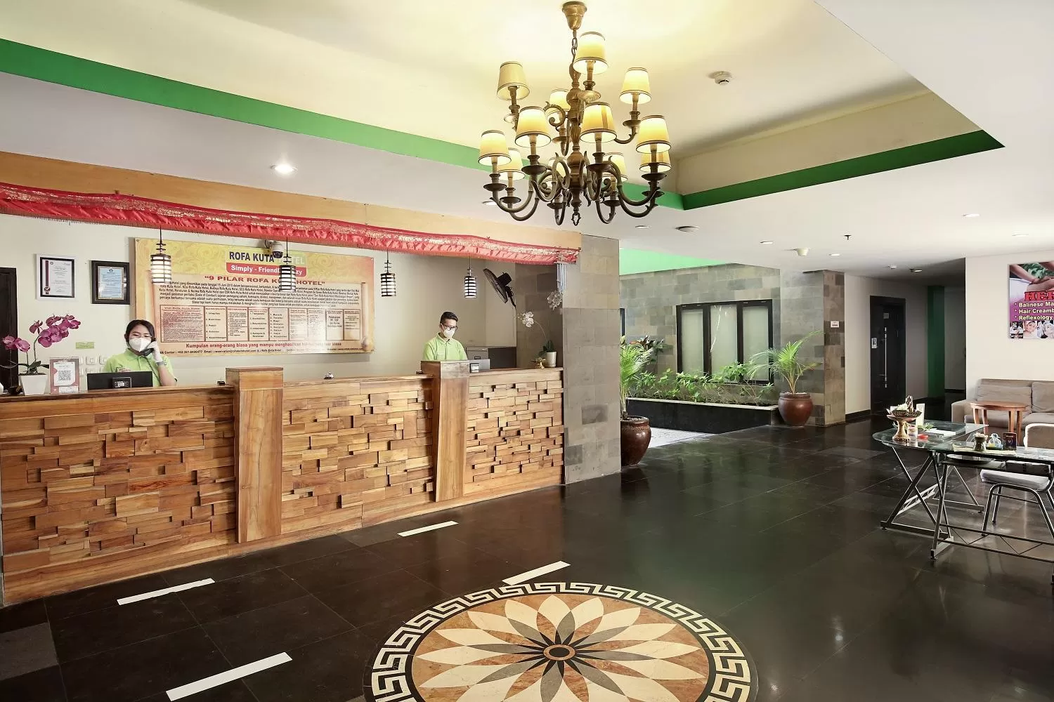 Lobby or reception in Rofa Kuta Hotel - CHSE Certified