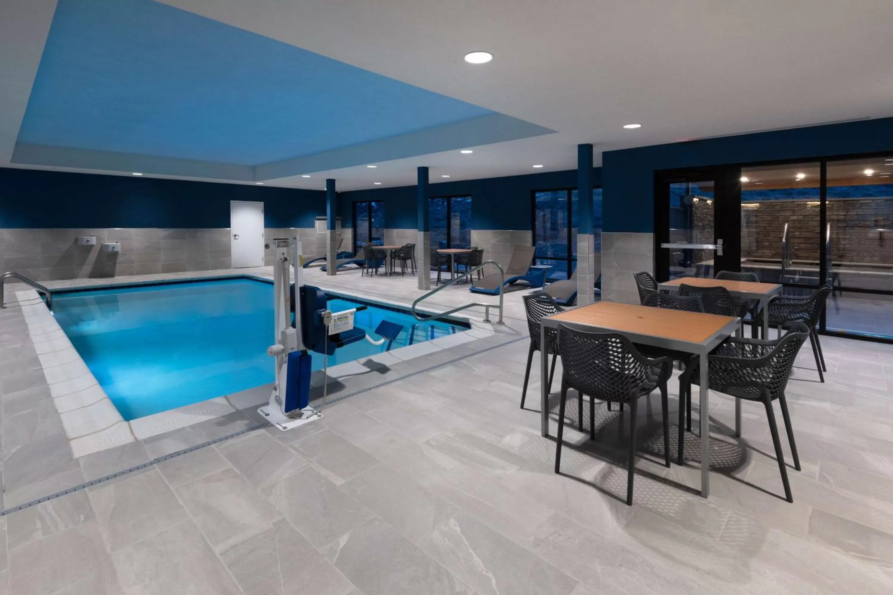 Pool view in Hampton Inn & Suites Cody, Wy