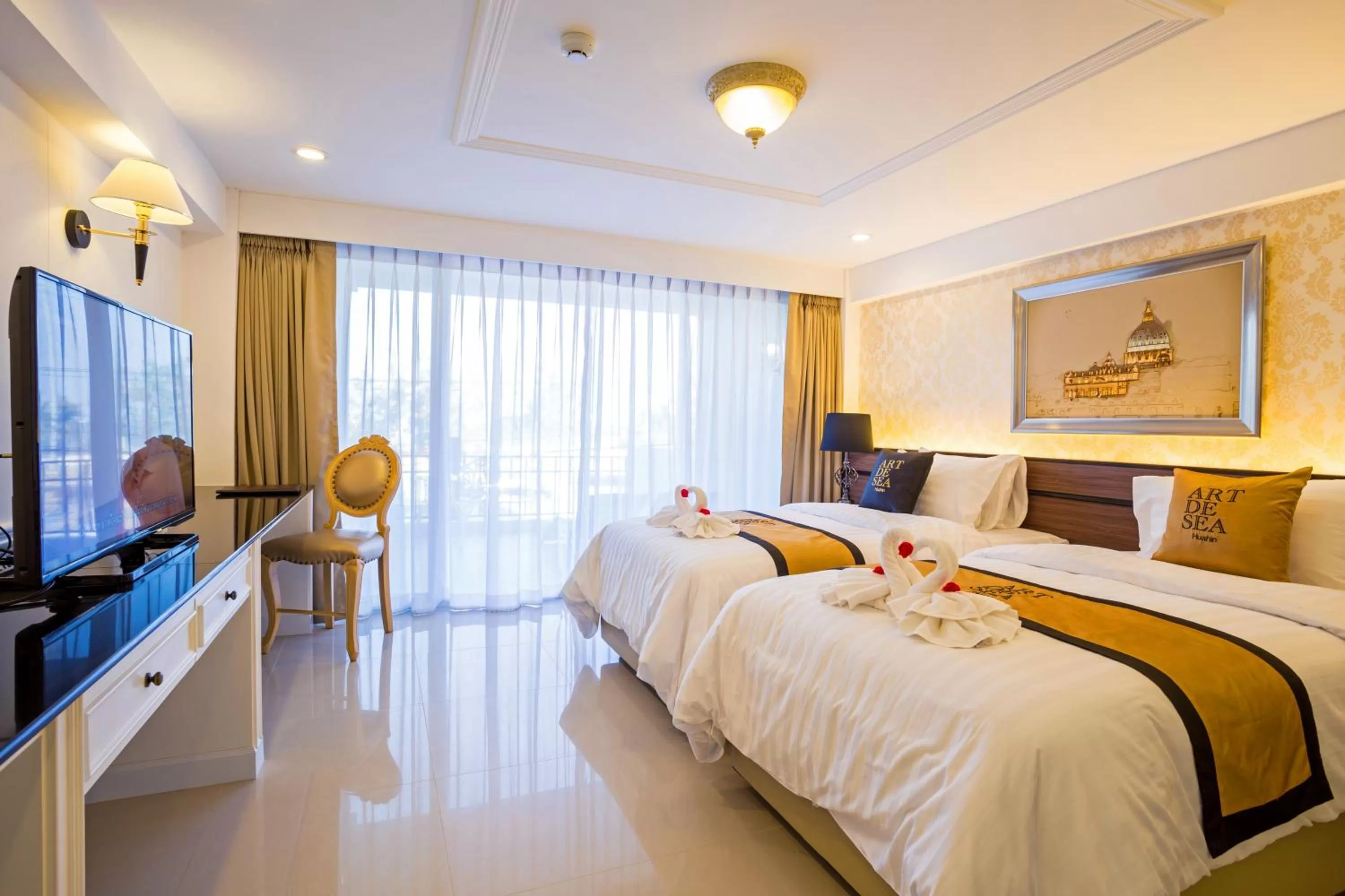 Bed in Art De Sea Hua Hin