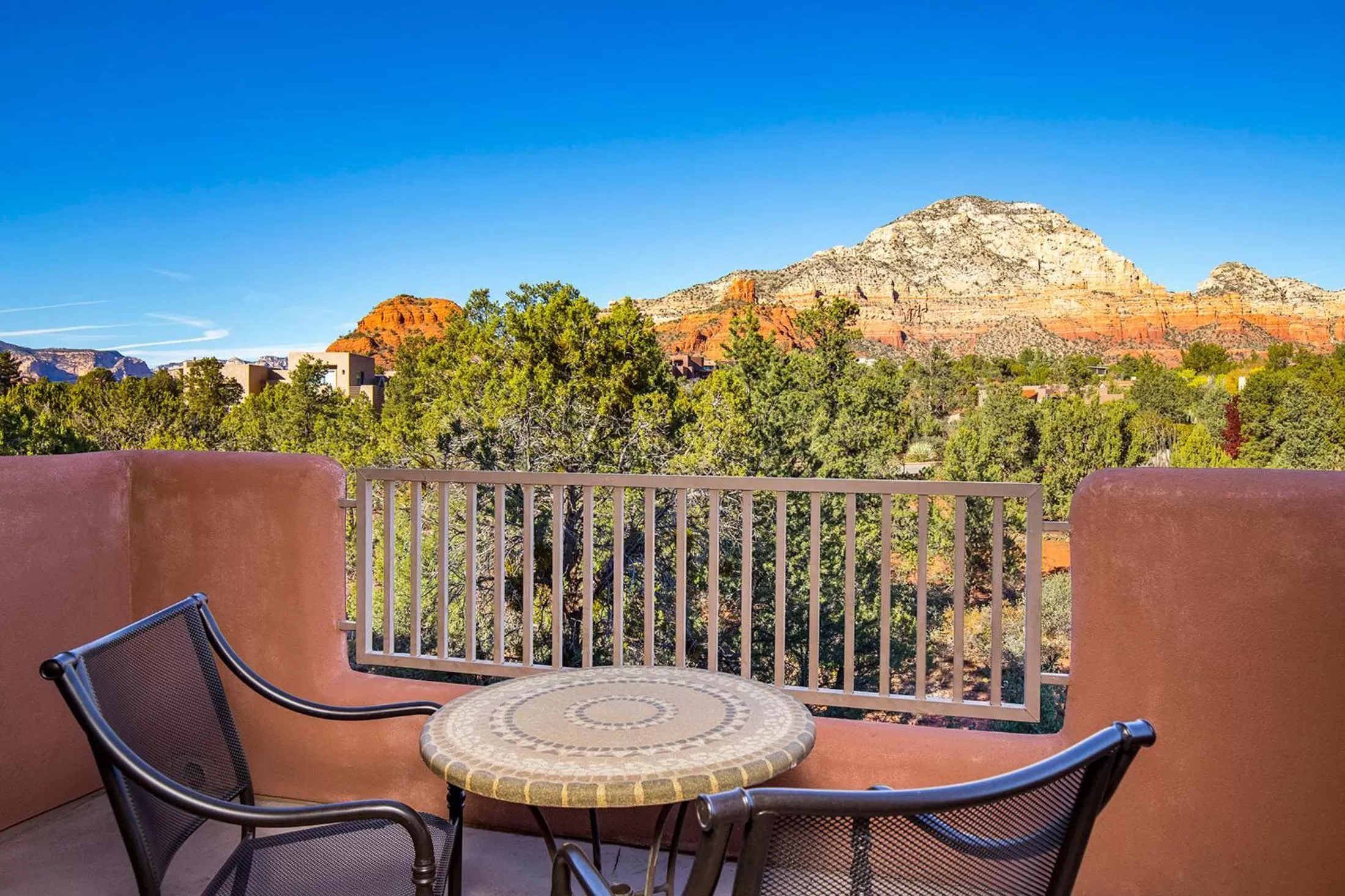 Landmark view, Balcony/Terrace in Alma De Sedona Inn B&B